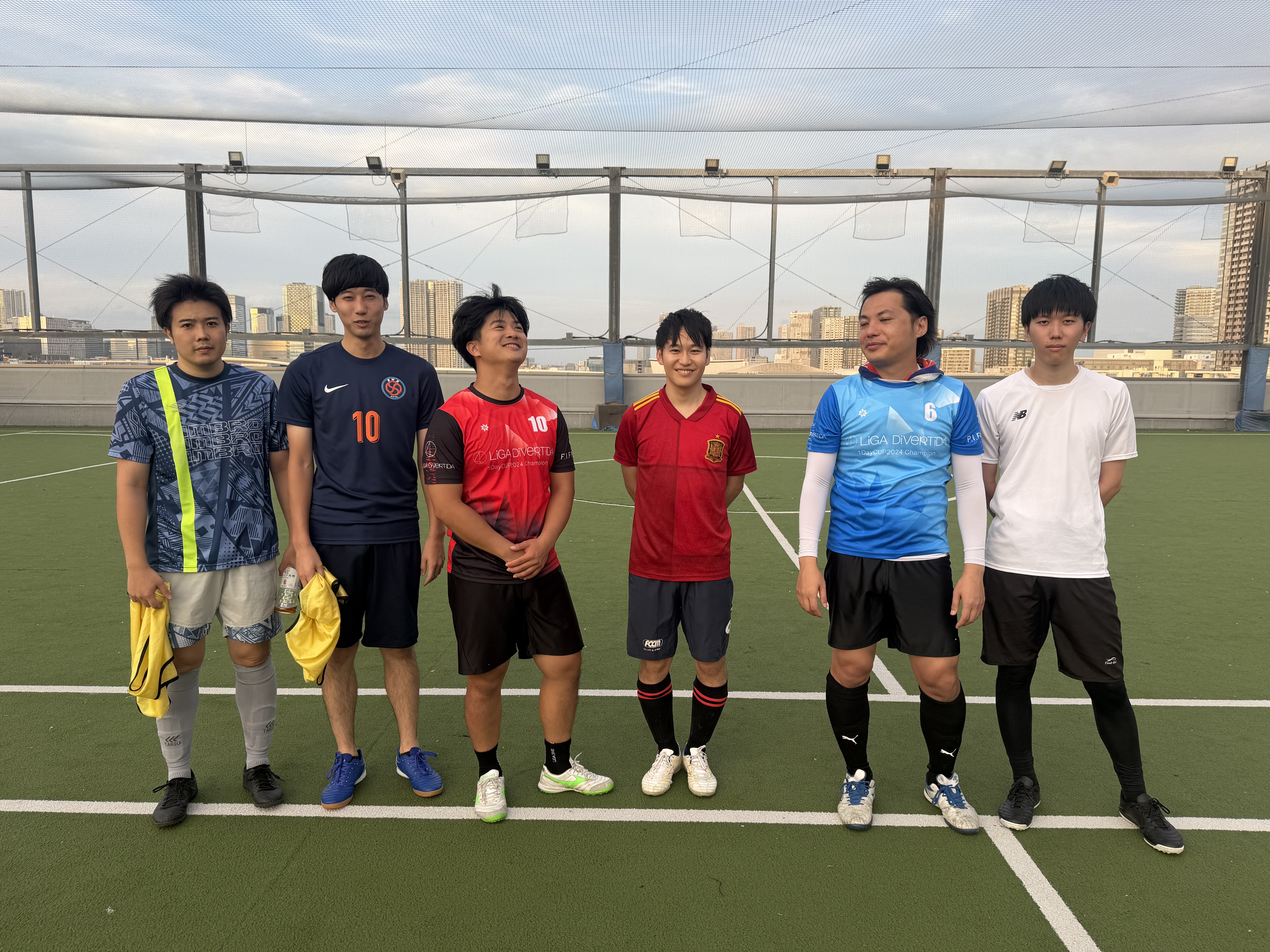 2025年9月28日 有明 BUDDYスポーツアリーナ 屋上人工芝コート フットサル 表彰
