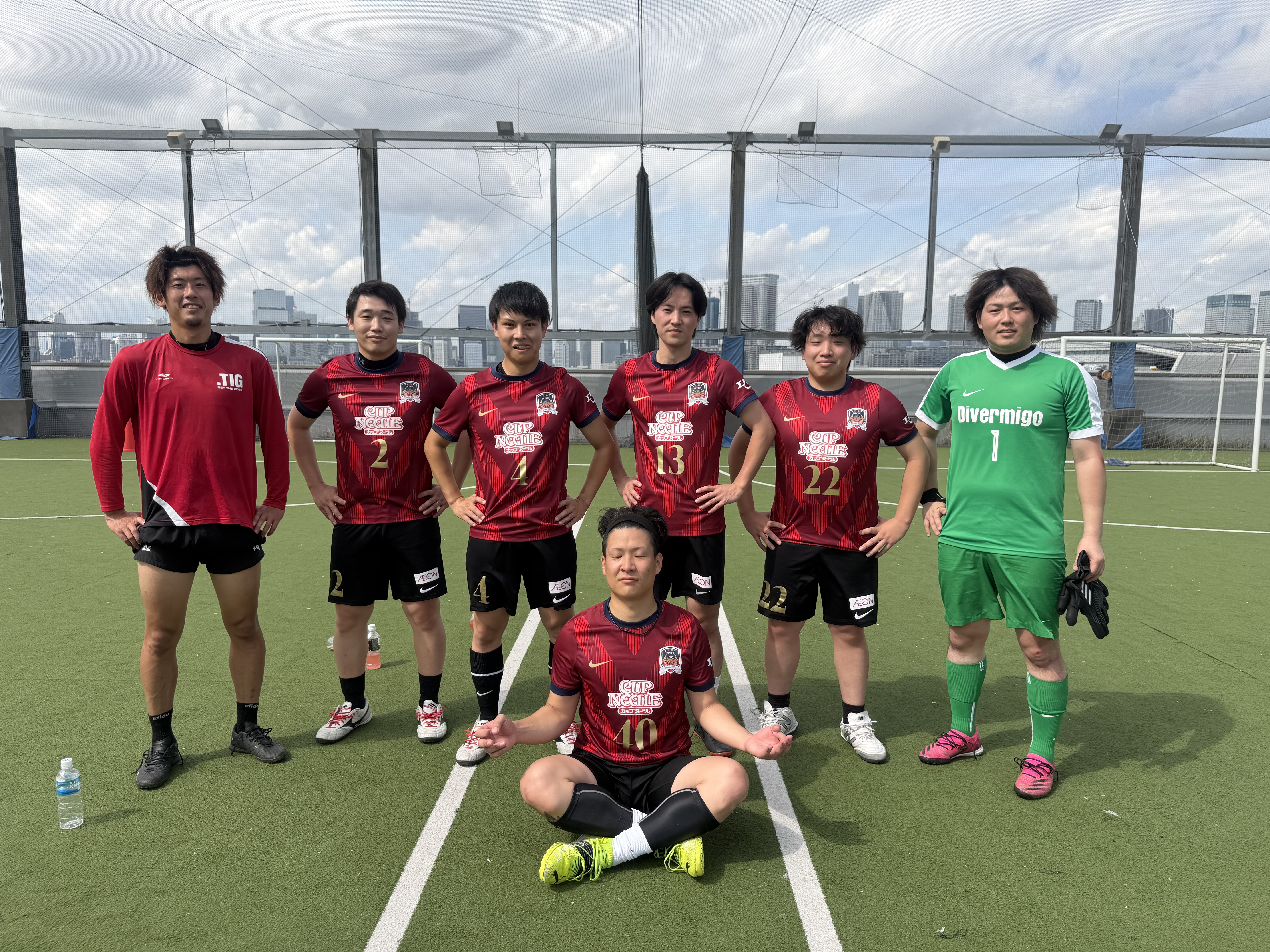 2025年9月28日 有明 BUDDYスポーツアリーナ 屋上人工芝コート フットサル 大会風景
