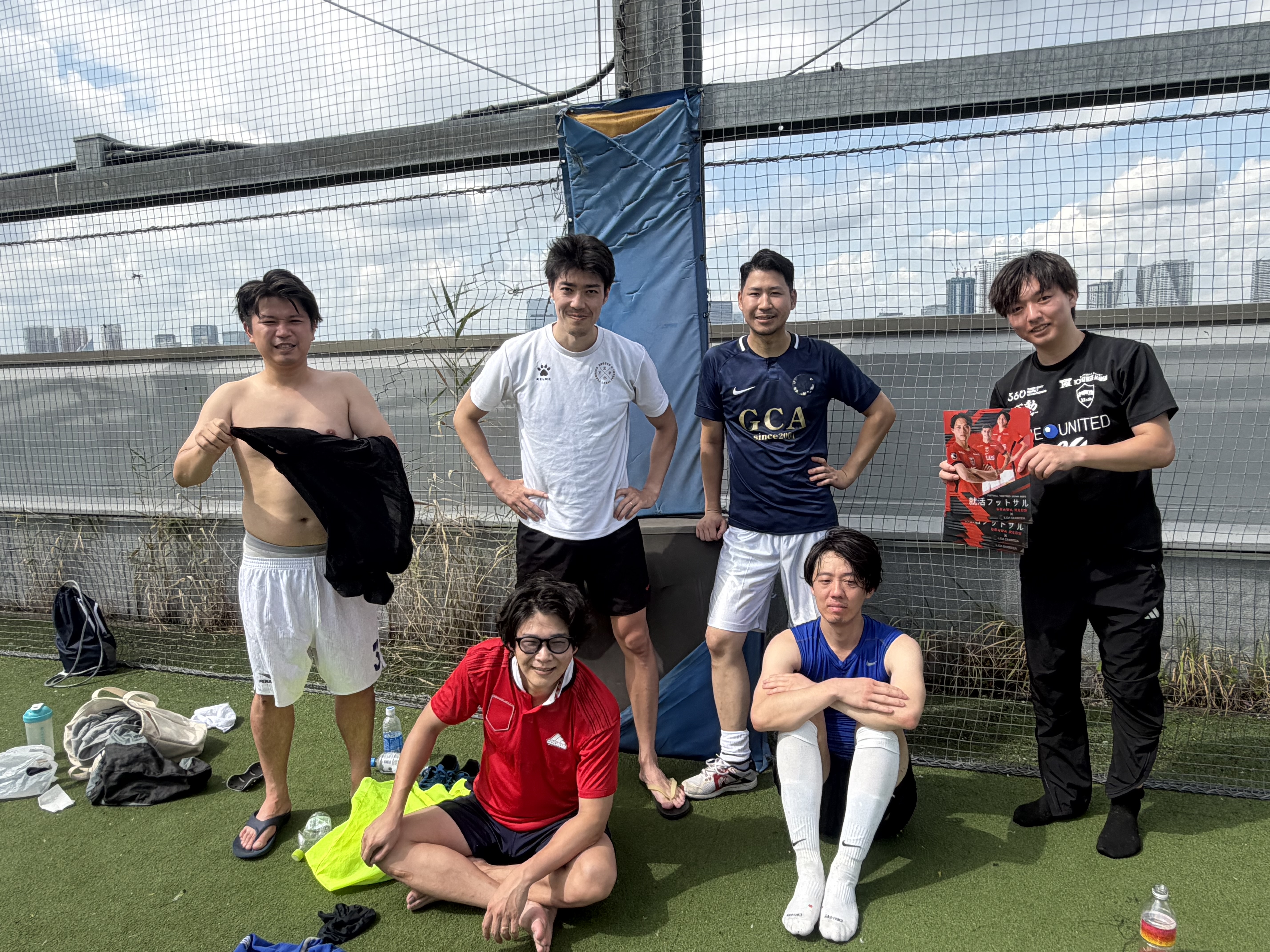 2025年9月28日 有明 BUDDYスポーツアリーナ 屋上人工芝コート フットサル 大会風景