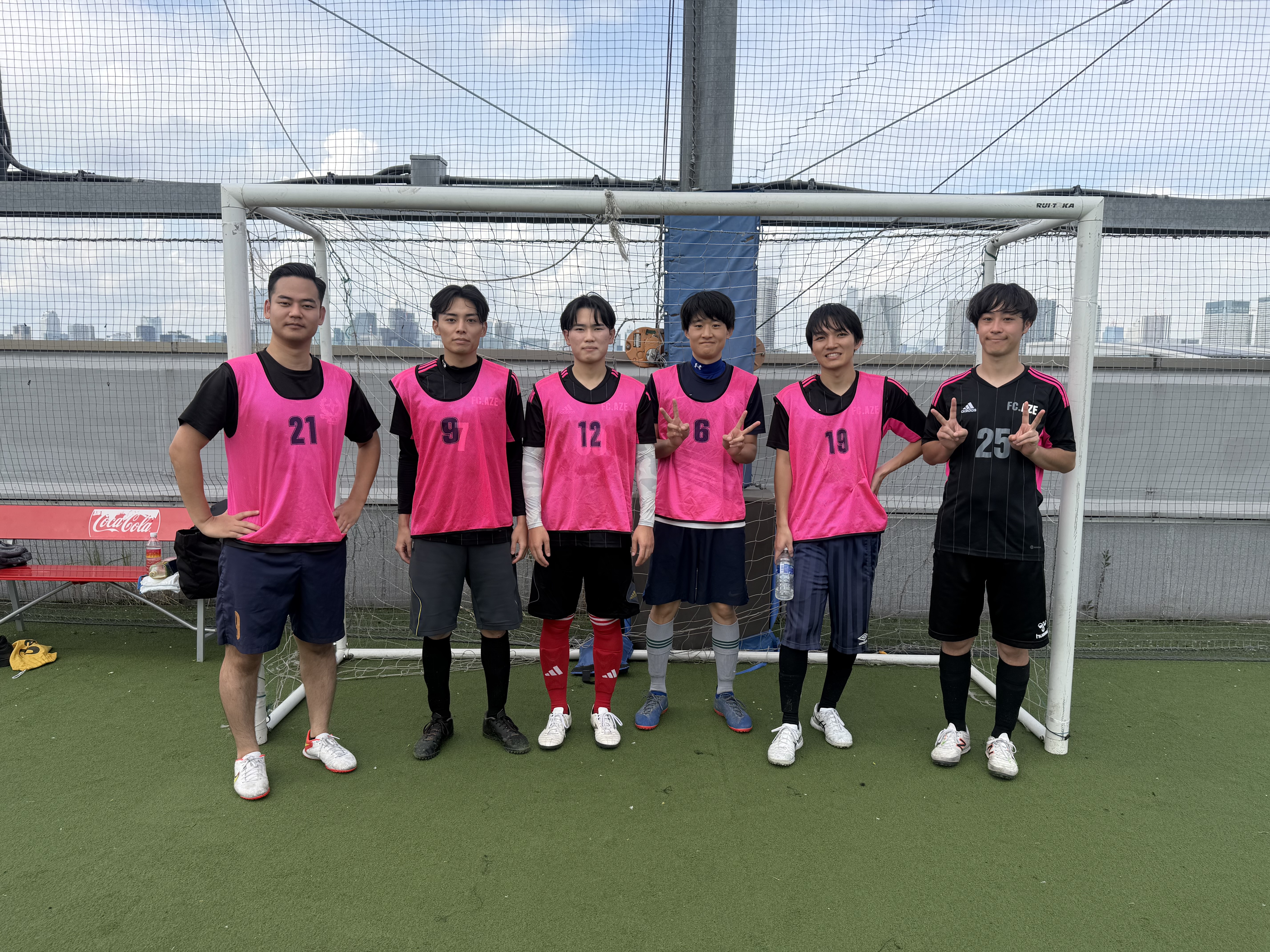 FC AZE - 2025年9月28日 有明 BUDDYスポーツアリーナ 屋上人工芝コート フットサル
