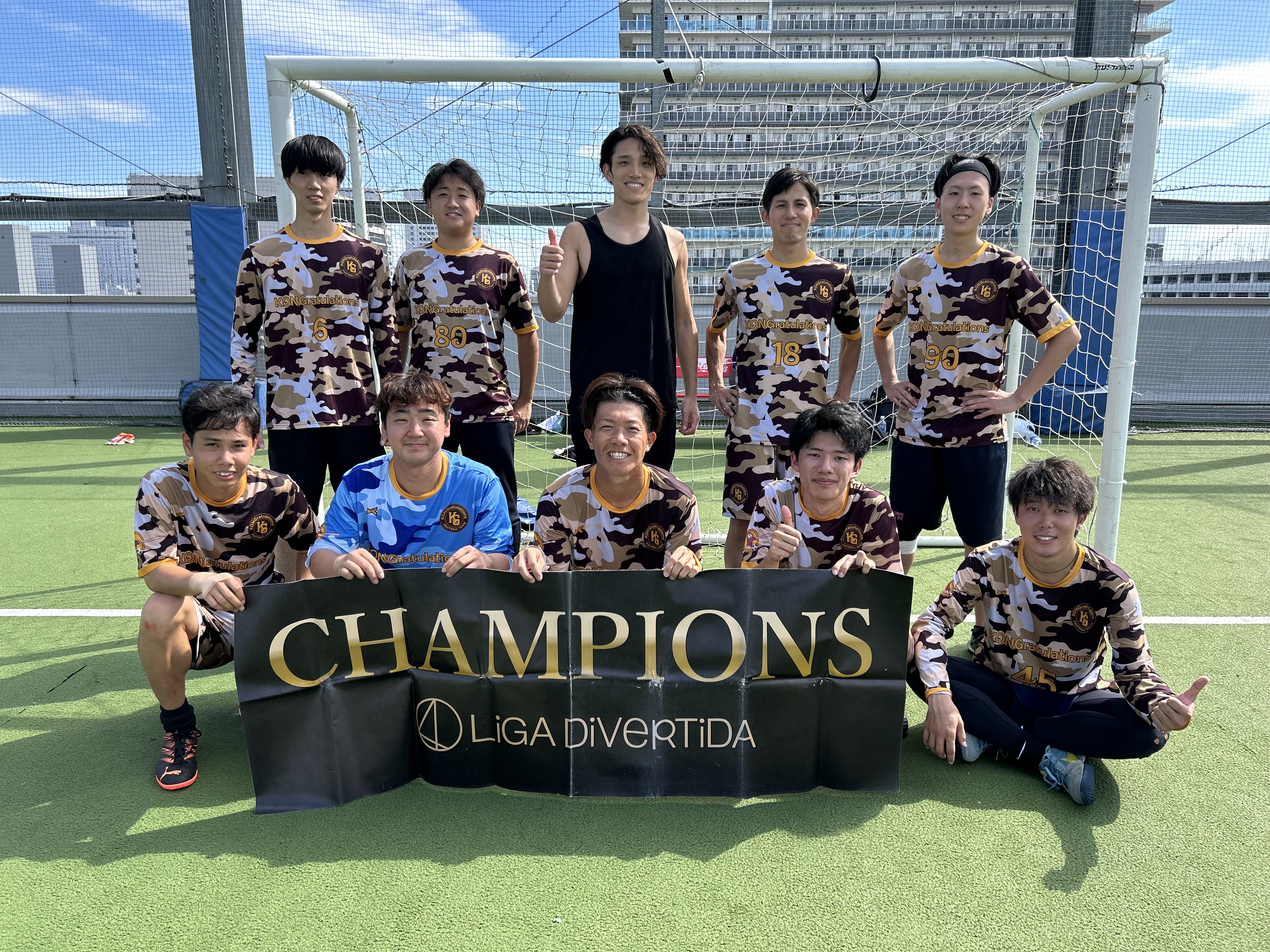 2025年10月5日 有明 BUDDYスポーツアリーナ 屋上人工芝コート フットサル 大会風景