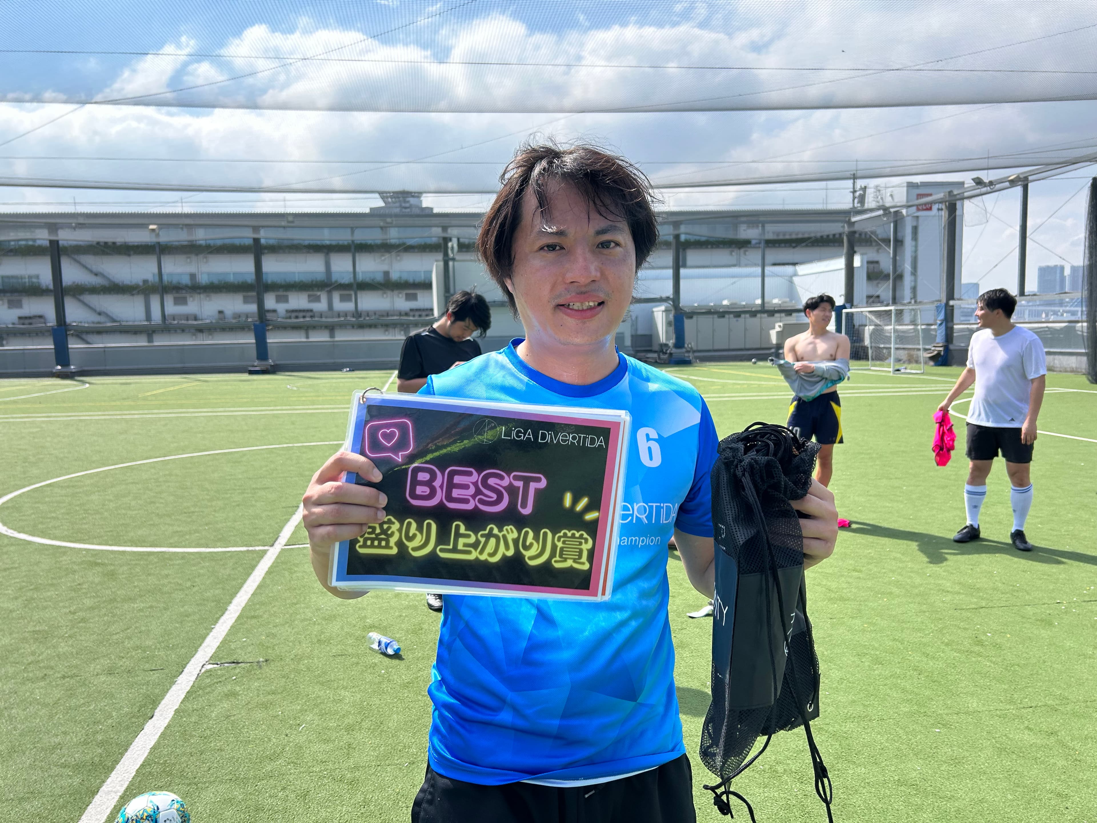 2025年10月5日 有明 BUDDYスポーツアリーナ 屋上人工芝コート フットサル 大会風景