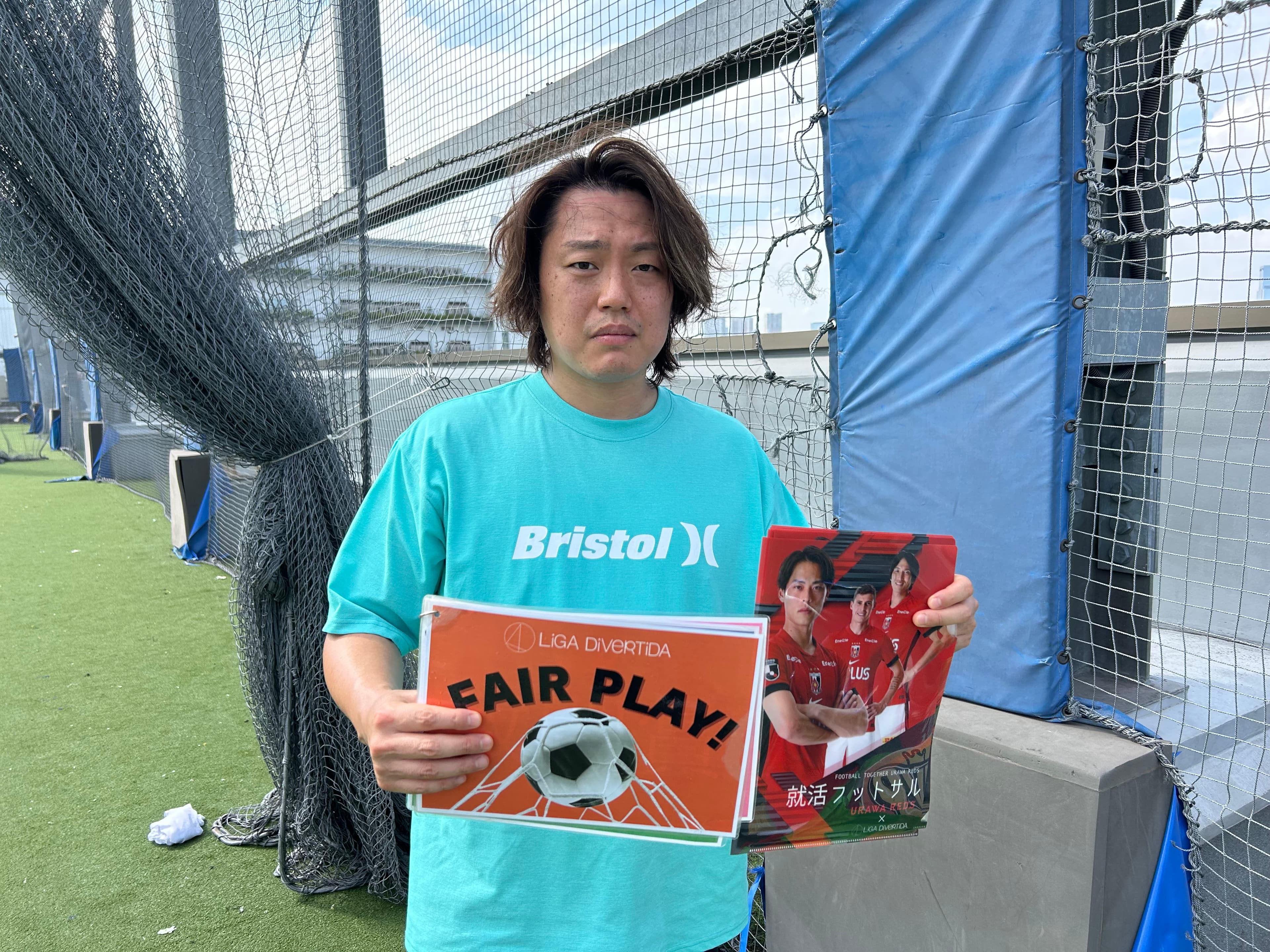 2025年10月5日 有明 BUDDYスポーツアリーナ 屋上人工芝コート フットサル 大会風景