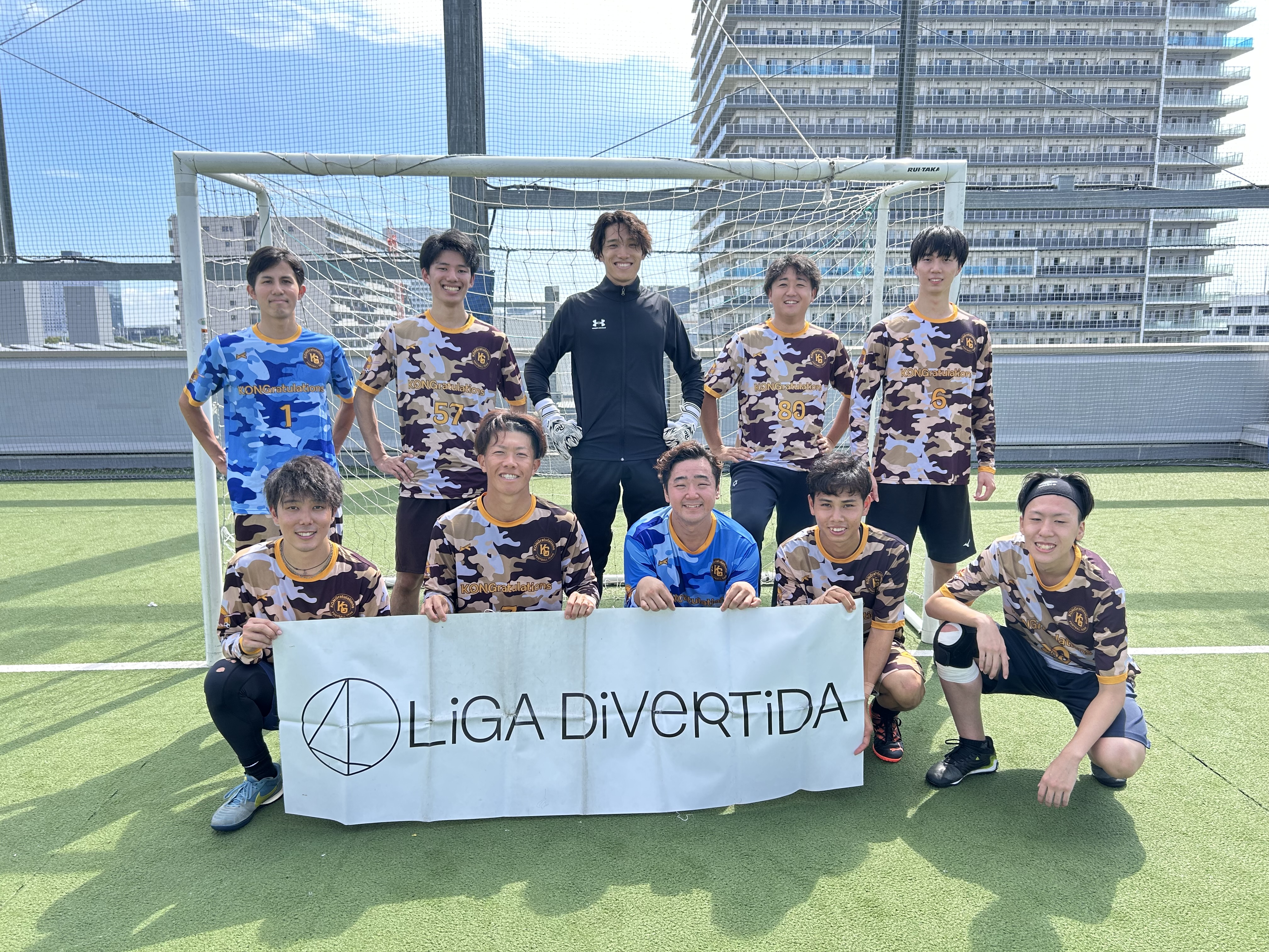 KONGratulations - 2025年10月5日 有明 BUDDYスポーツアリーナ 屋上人工芝コート フットサル