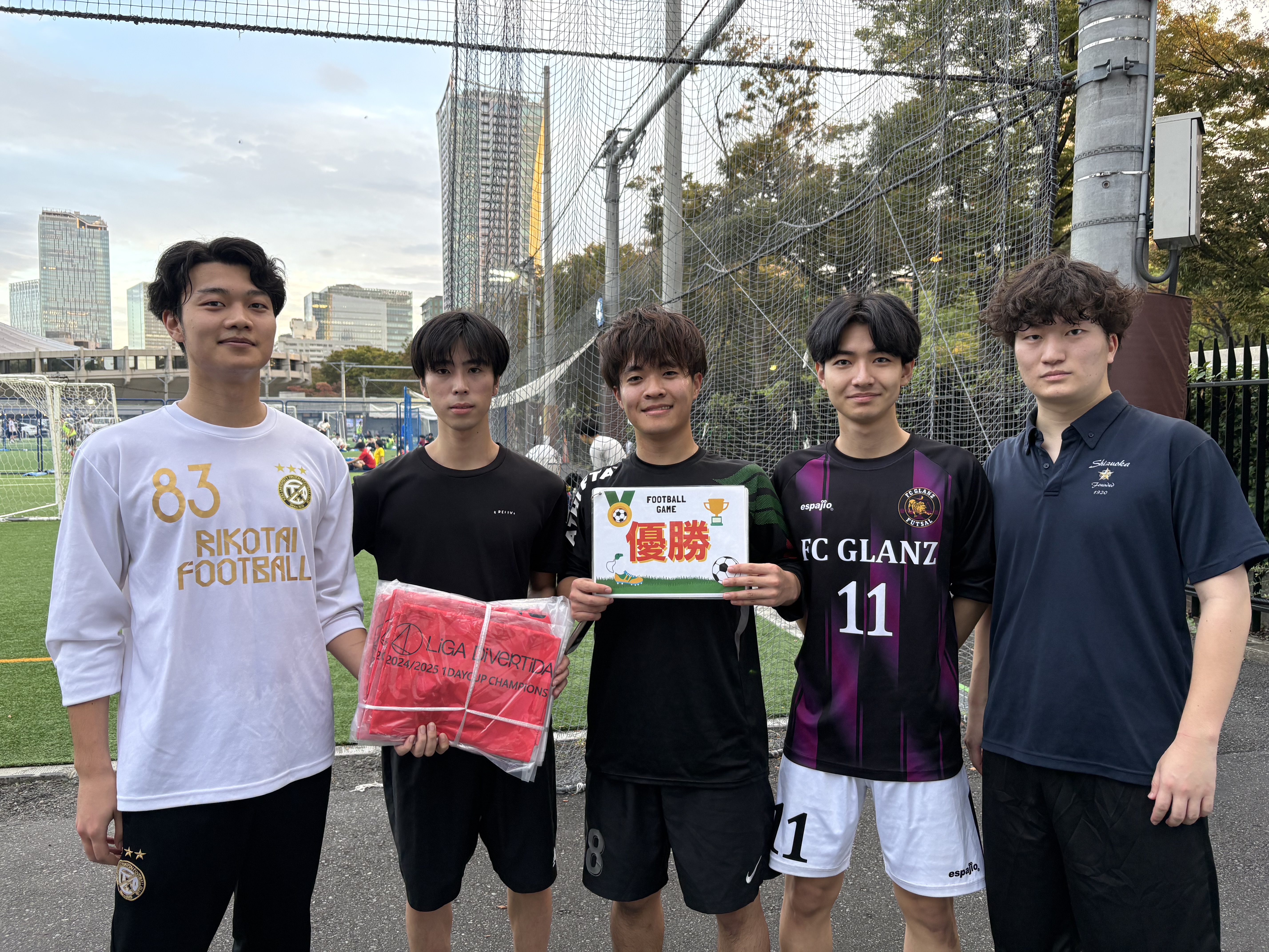 2025年10月18日 原宿 国立代々木競技場 フットサルコート フットサル 大会風景