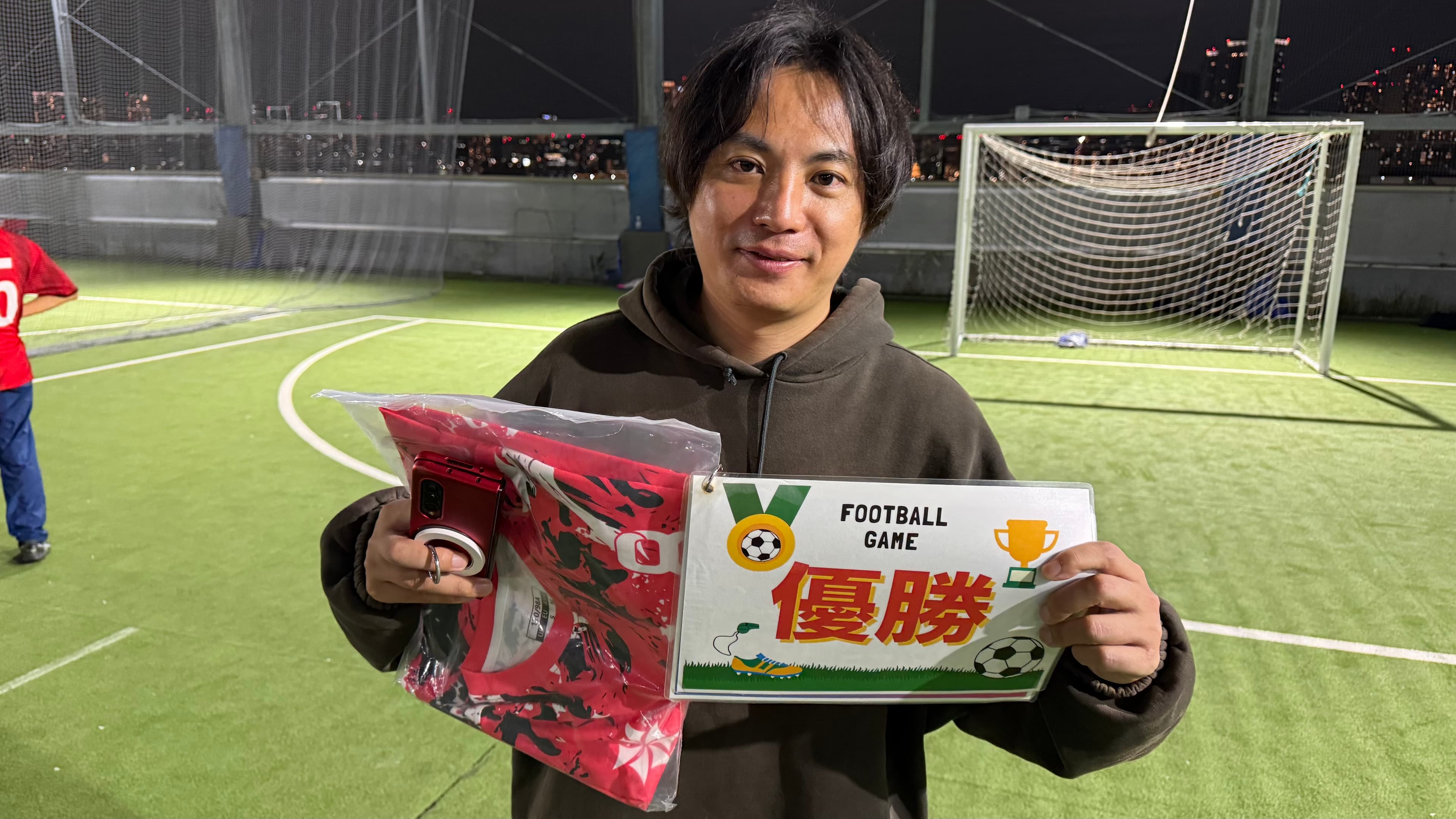 2025年10月21日 有明 BUDDYスポーツアリーナ 屋上人工芝コート フットサル 大会風景
