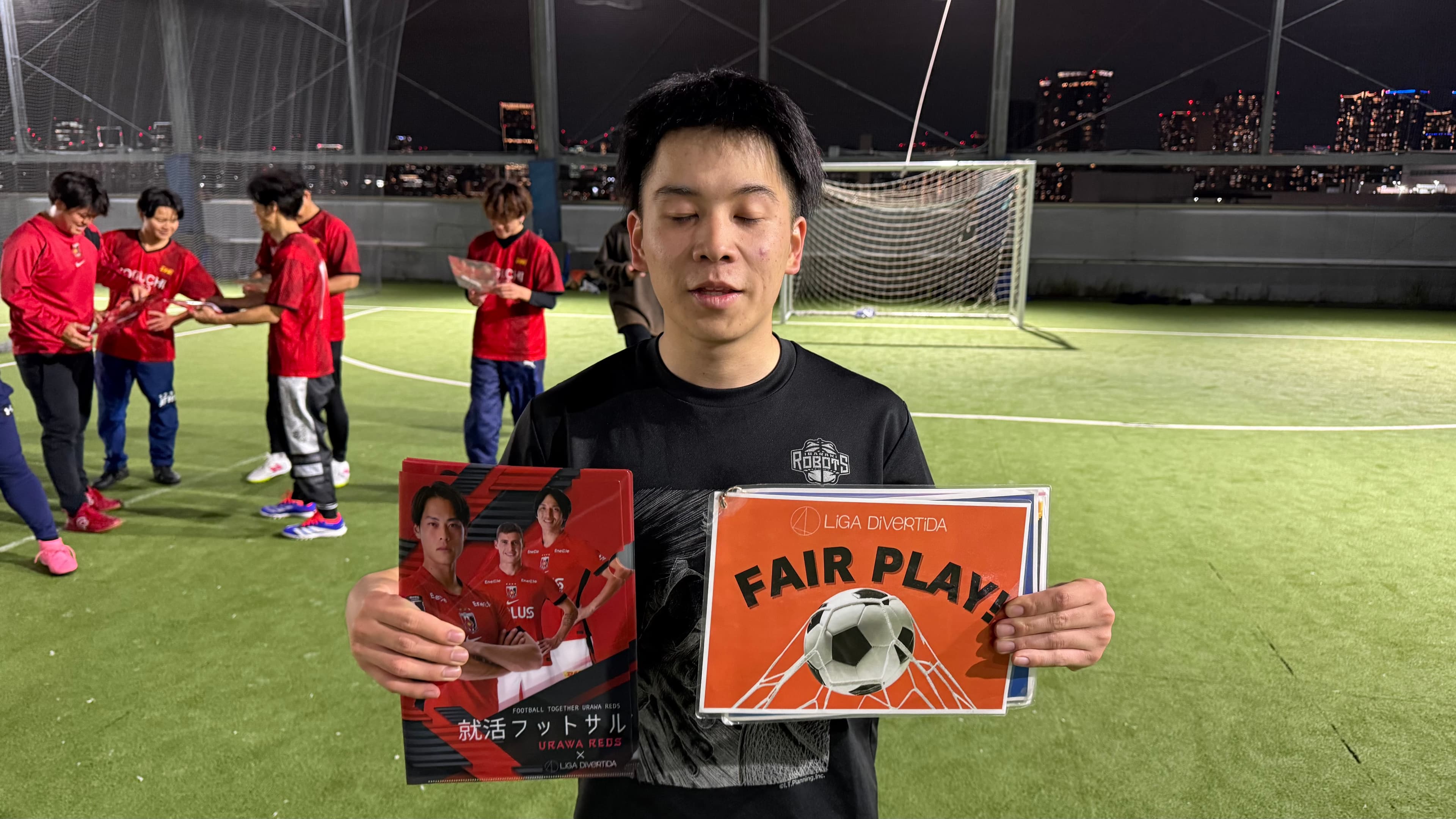 2025年10月21日 有明 BUDDYスポーツアリーナ 屋上人工芝コート フットサル 大会風景