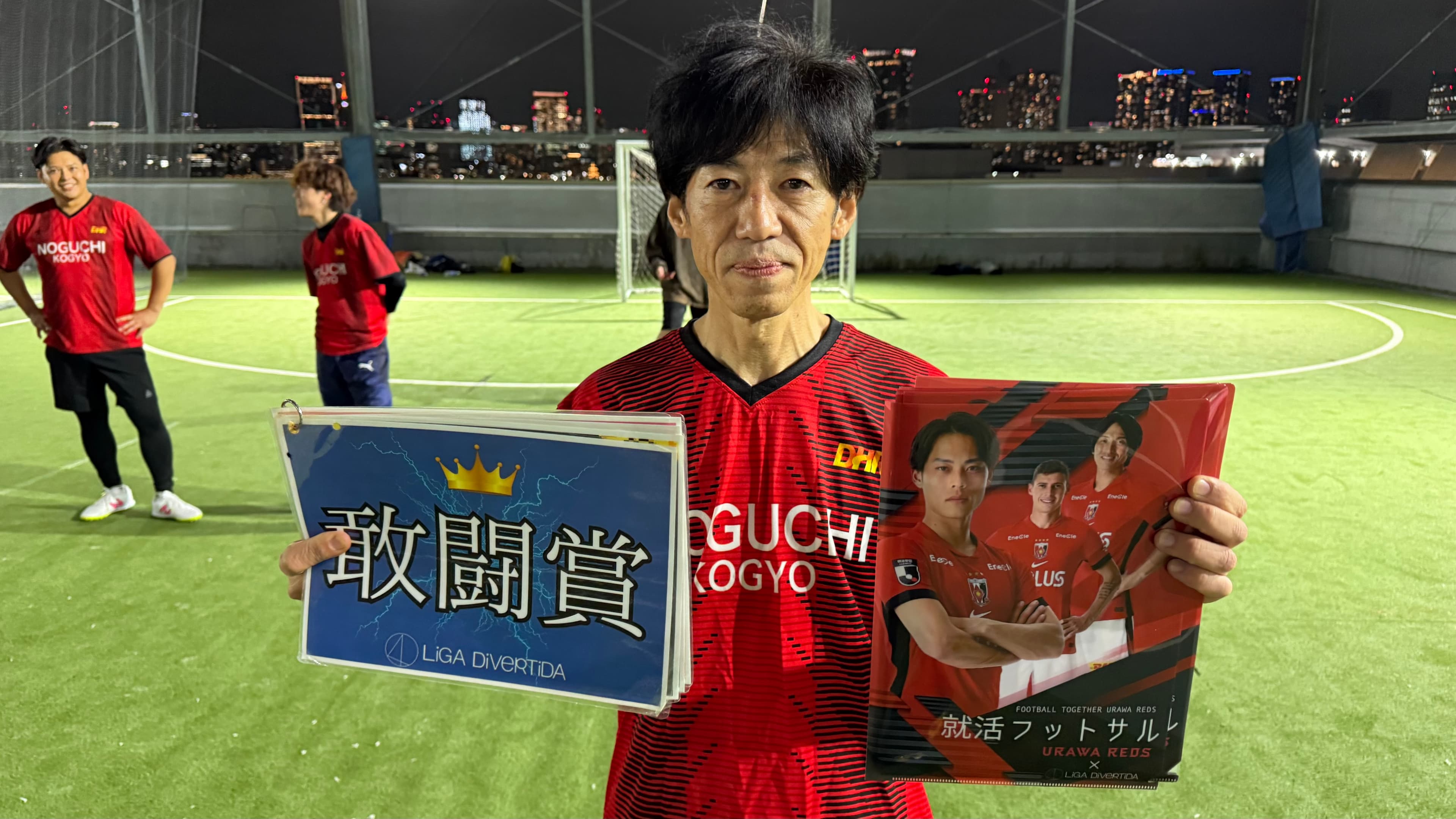 2025年10月21日 有明 BUDDYスポーツアリーナ 屋上人工芝コート フットサル 大会風景