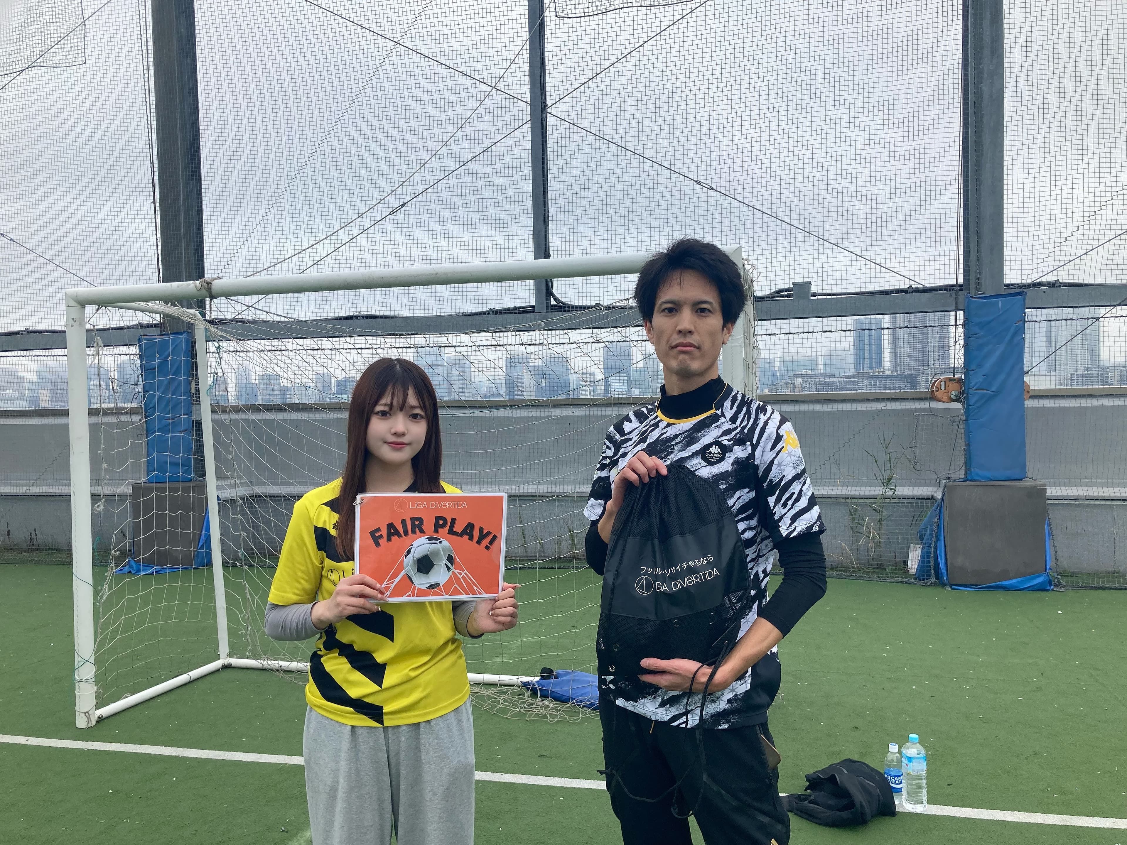2025年10月26日 有明 BUDDYスポーツアリーナ 屋上人工芝コート フットサル 大会風景