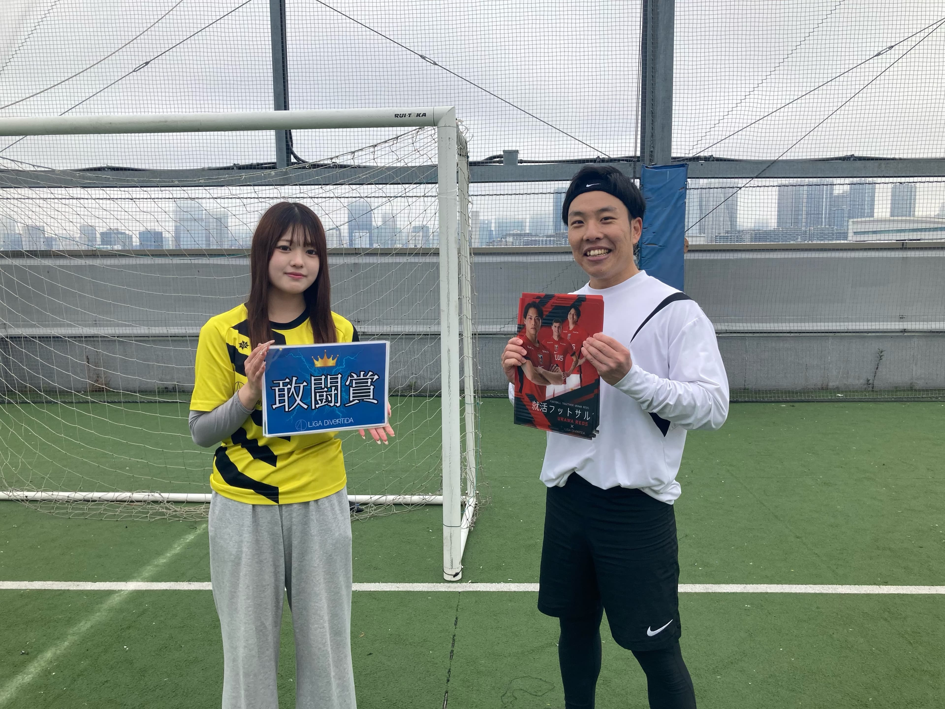 2025年10月26日 有明 BUDDYスポーツアリーナ 屋上人工芝コート フットサル 大会風景