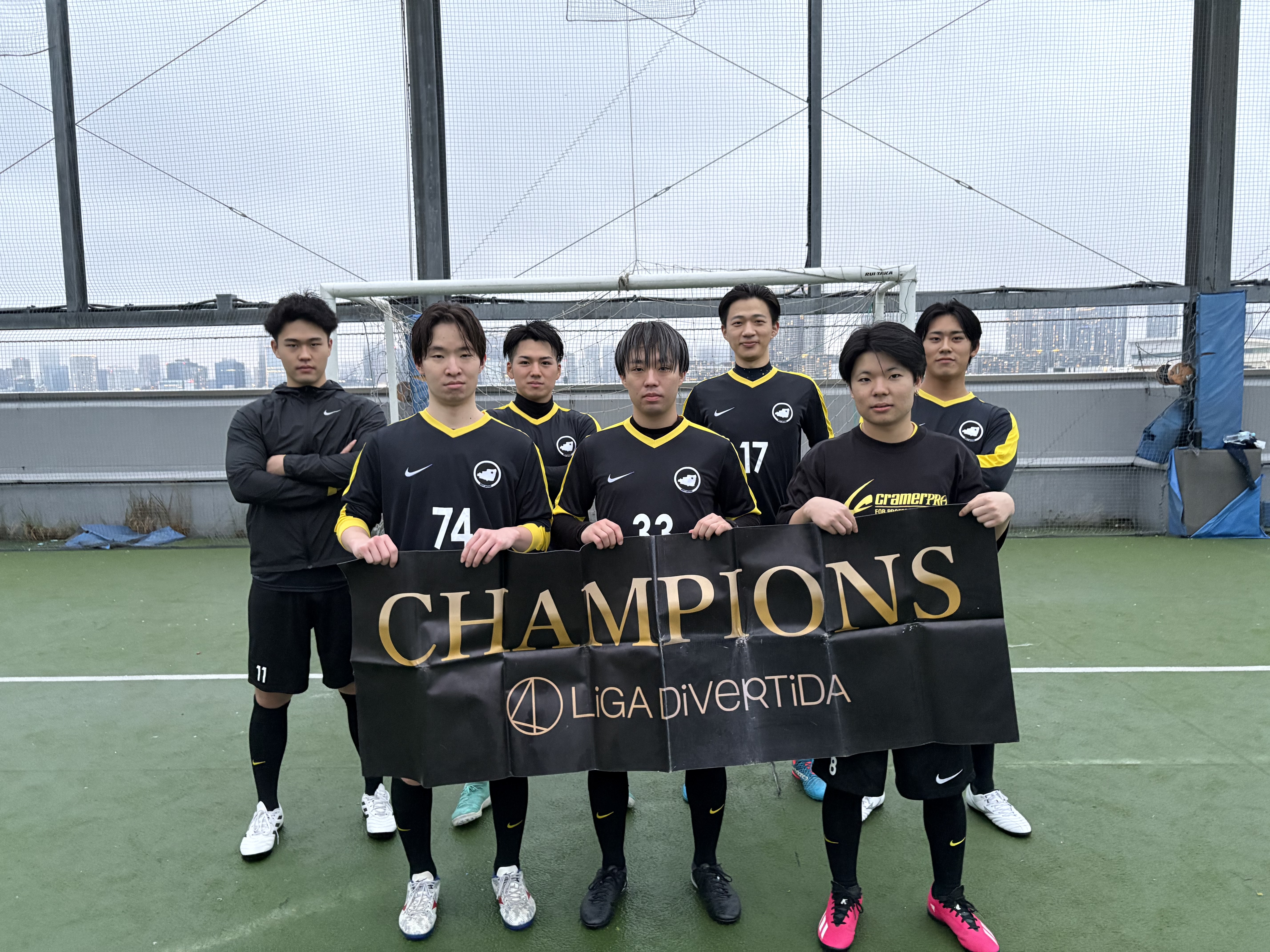 2025年10月26日 有明 BUDDYスポーツアリーナ 屋上人工芝コート フットサル 表彰