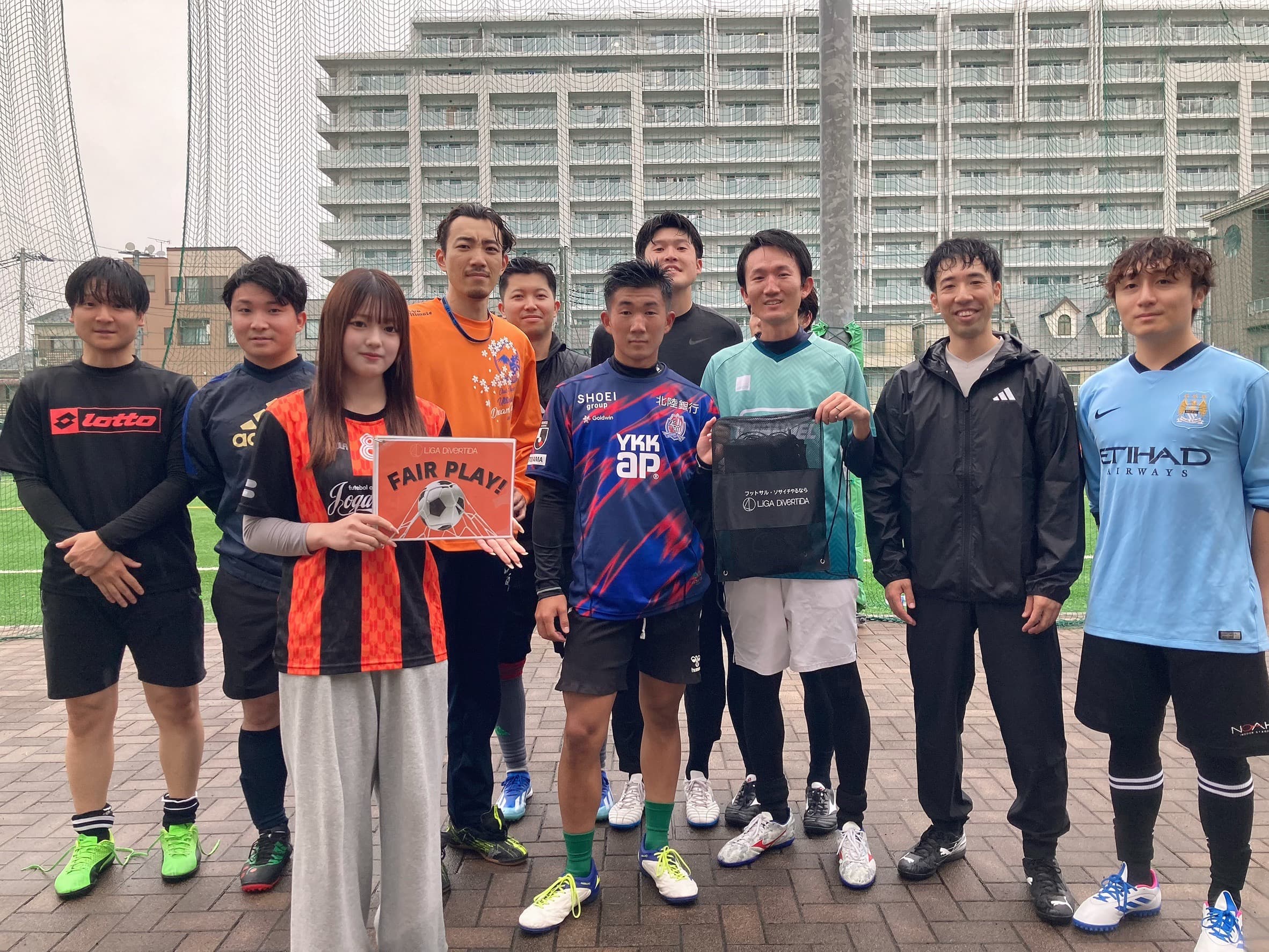 2025年10月26日 豊洲 枝川グラウンド ソサイチ(7人制) 大会風景