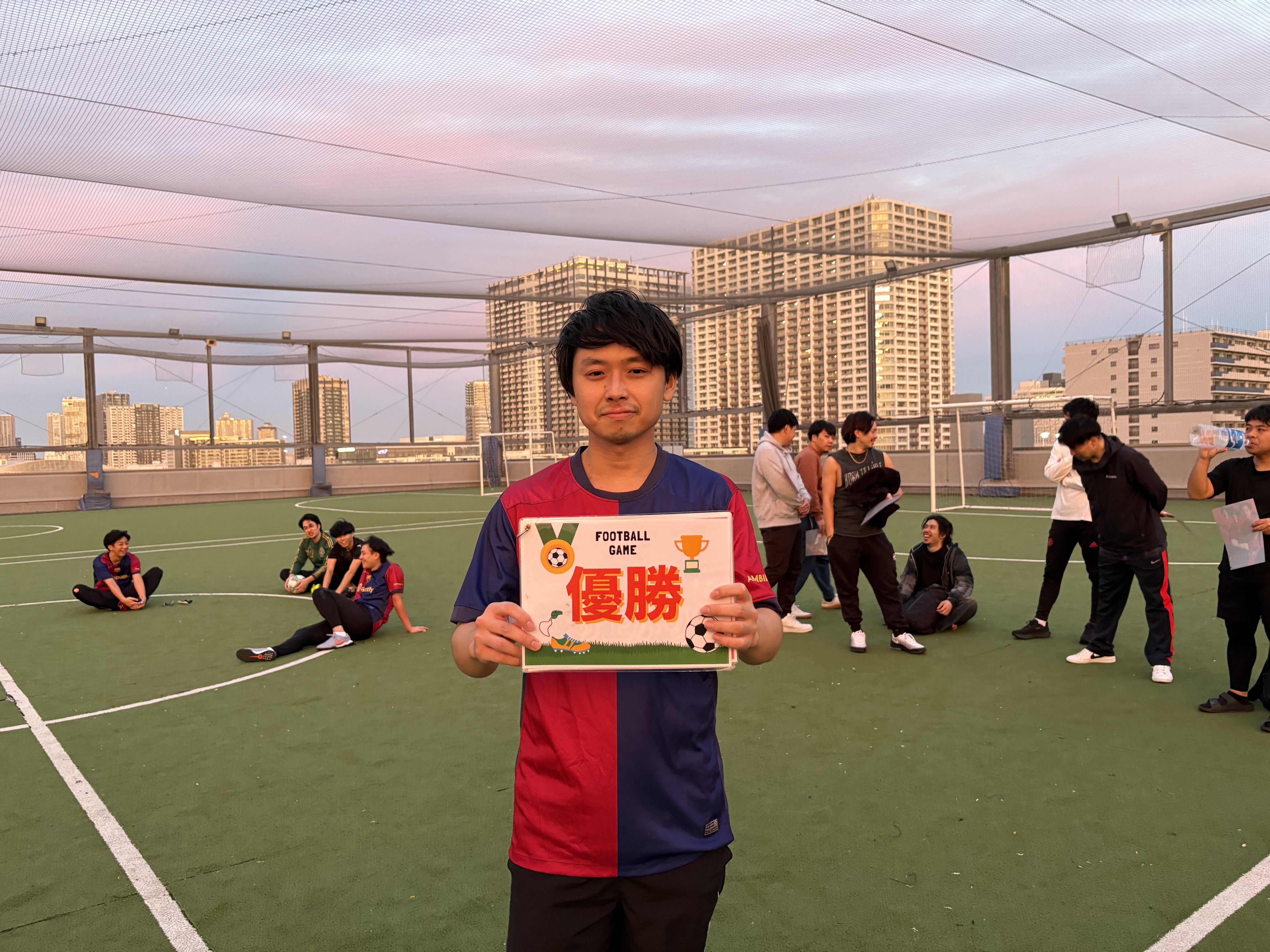 2025年11月2日 有明 BUDDYスポーツアリーナ 屋上人工芝コート フットサル 大会風景