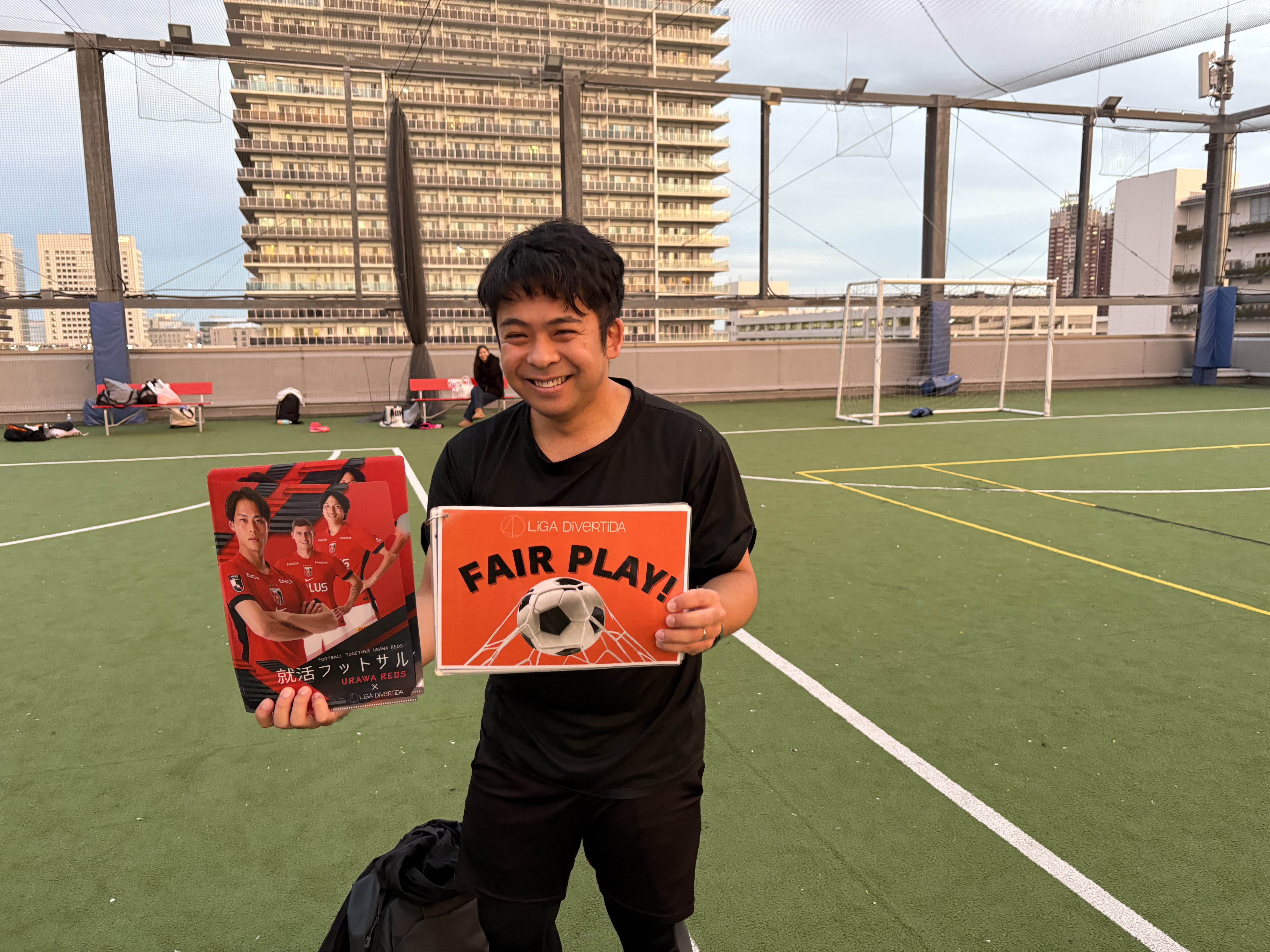 2025年11月2日 有明 BUDDYスポーツアリーナ 屋上人工芝コート フットサル 大会風景