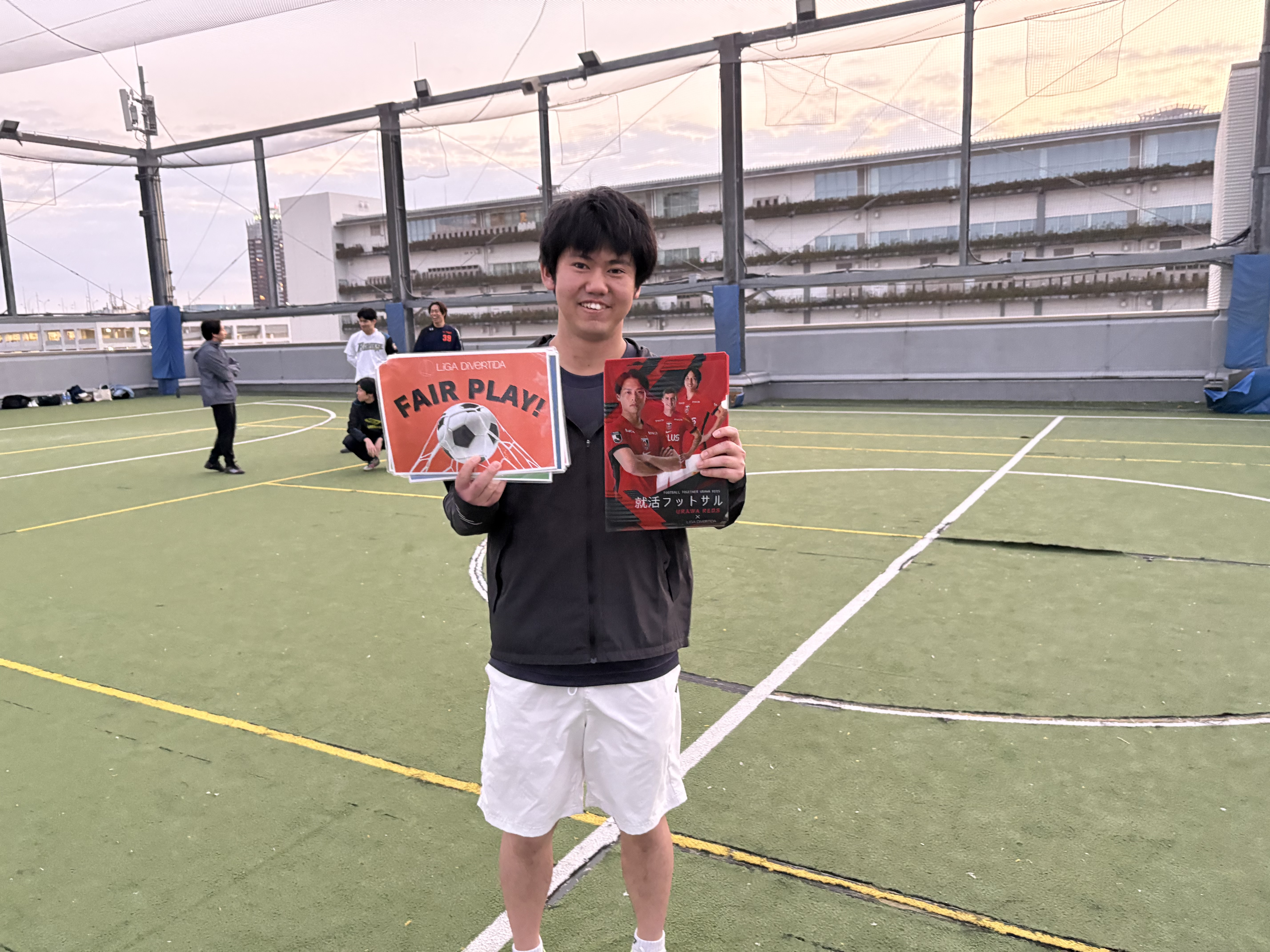 2025年11月8日 有明 BUDDYスポーツアリーナ 屋上人工芝コート フットサル 大会風景