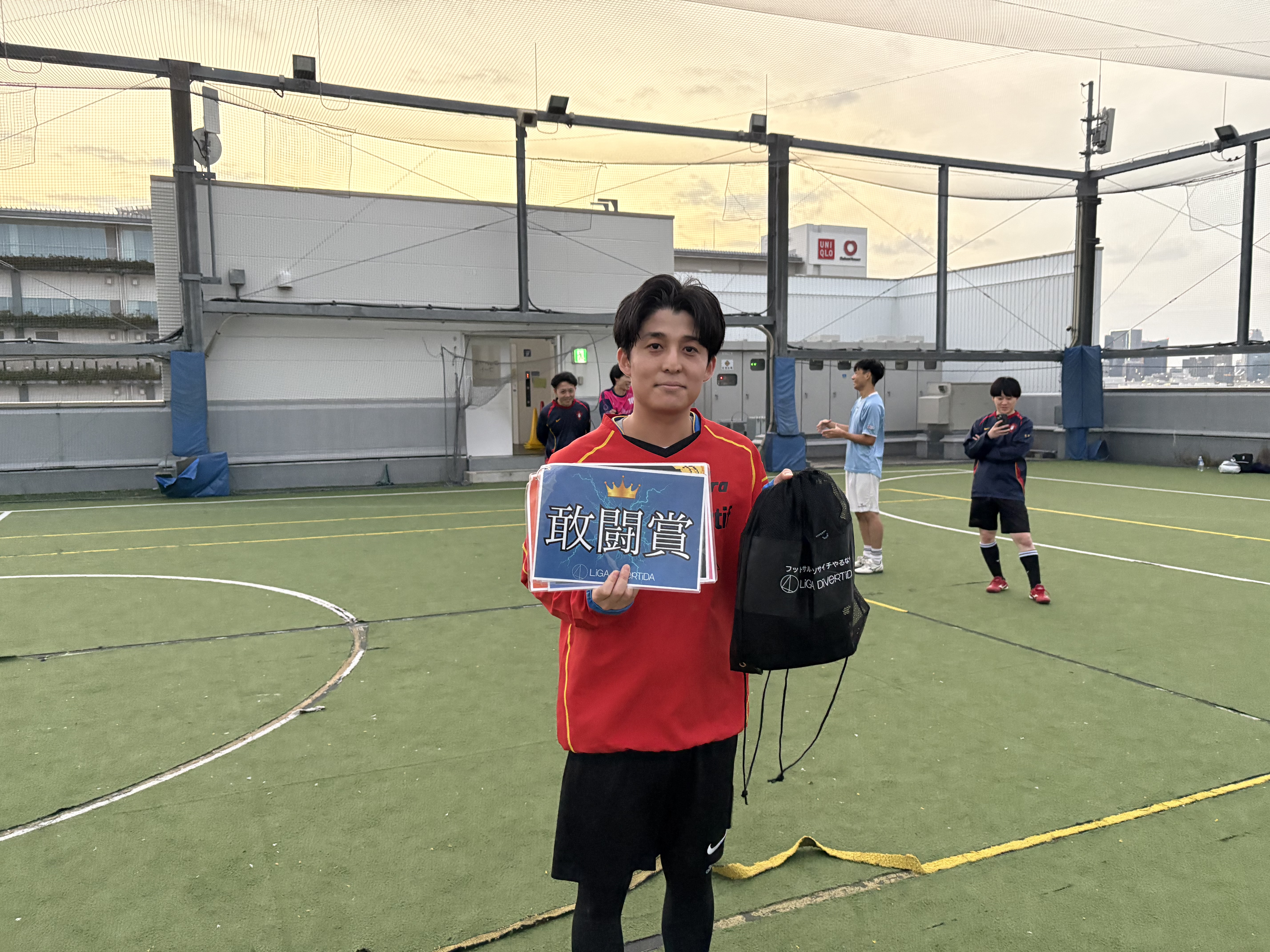2025年11月8日 有明 BUDDYスポーツアリーナ 屋上人工芝コート フットサル 大会風景
