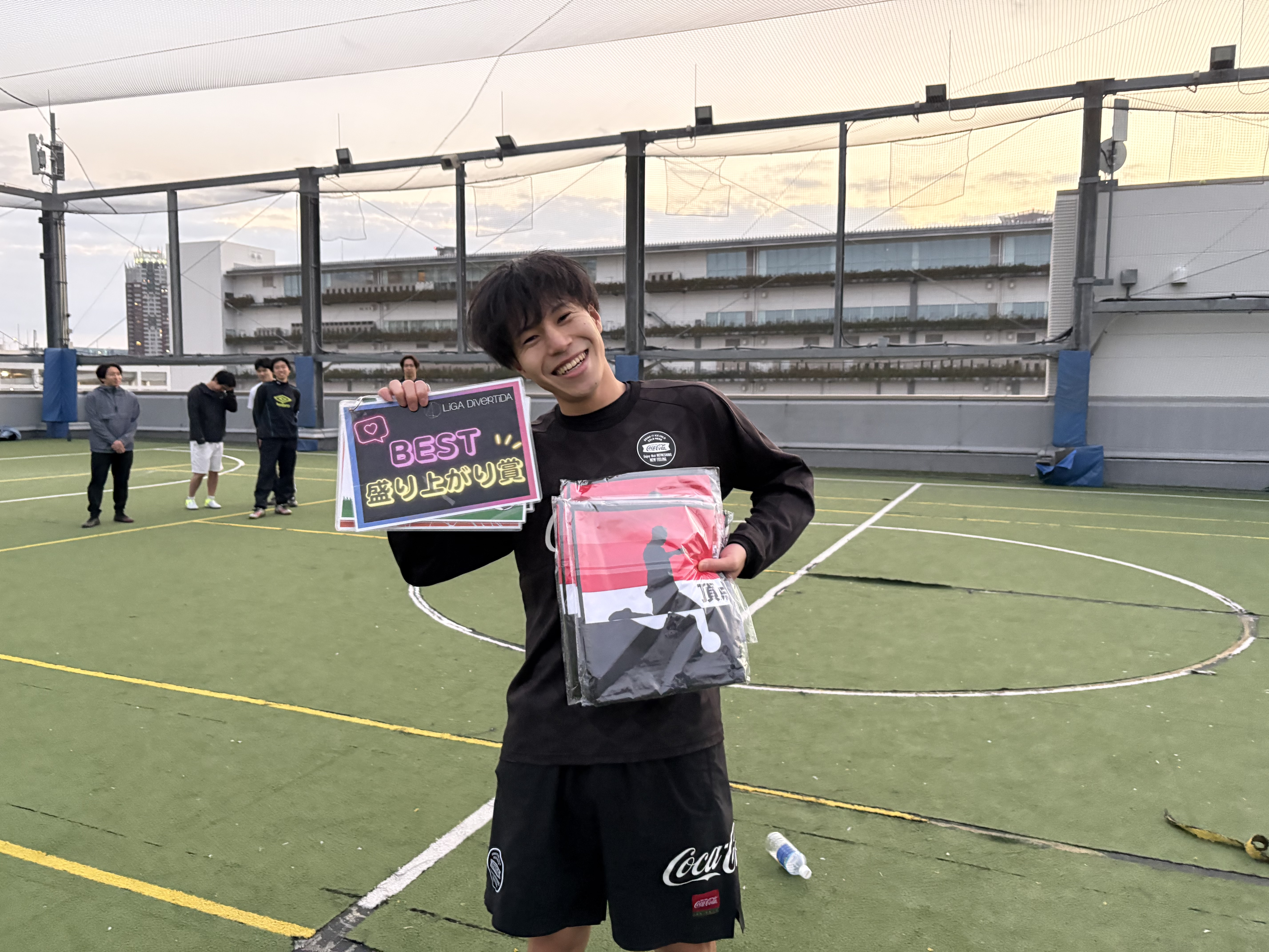 2025年11月8日 有明 BUDDYスポーツアリーナ 屋上人工芝コート フットサル 大会風景