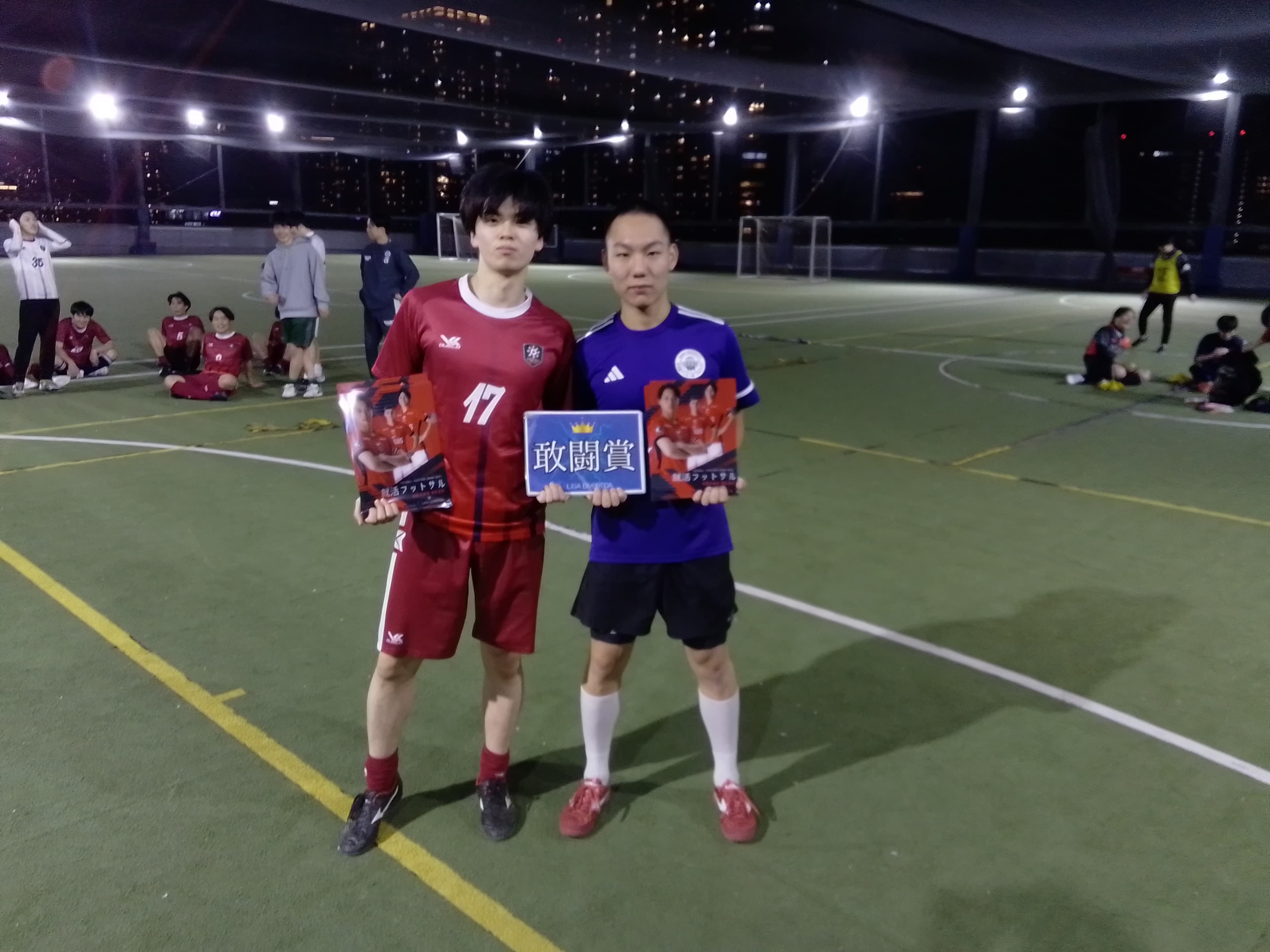 2025年11月7日 有明 BUDDYスポーツアリーナ 屋上人工芝コート フットサル 大会風景