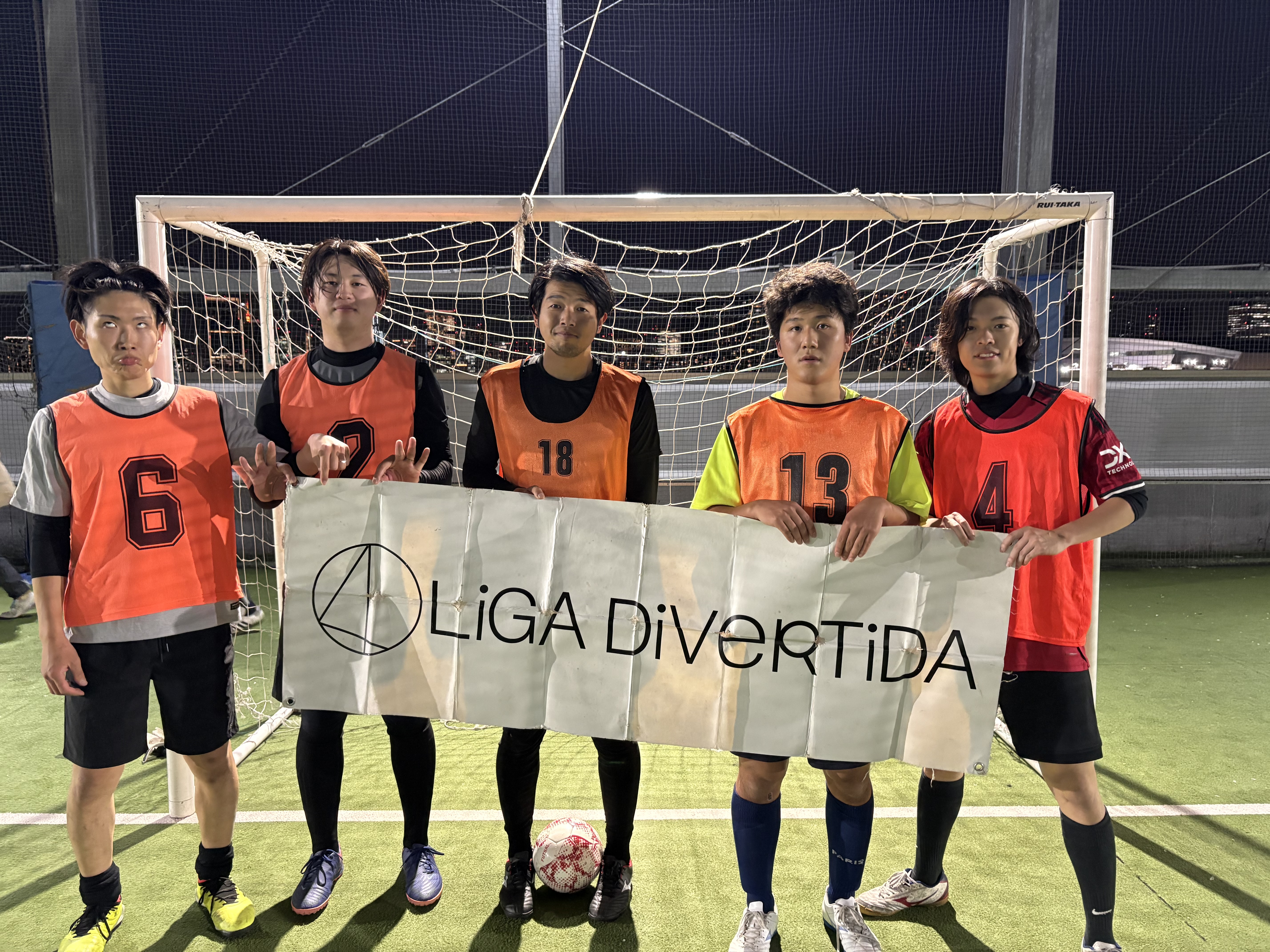有明ユナイテッド東京 - 2025年11月12日 有明 BUDDYスポーツアリーナ 屋上人工芝コート フットサル