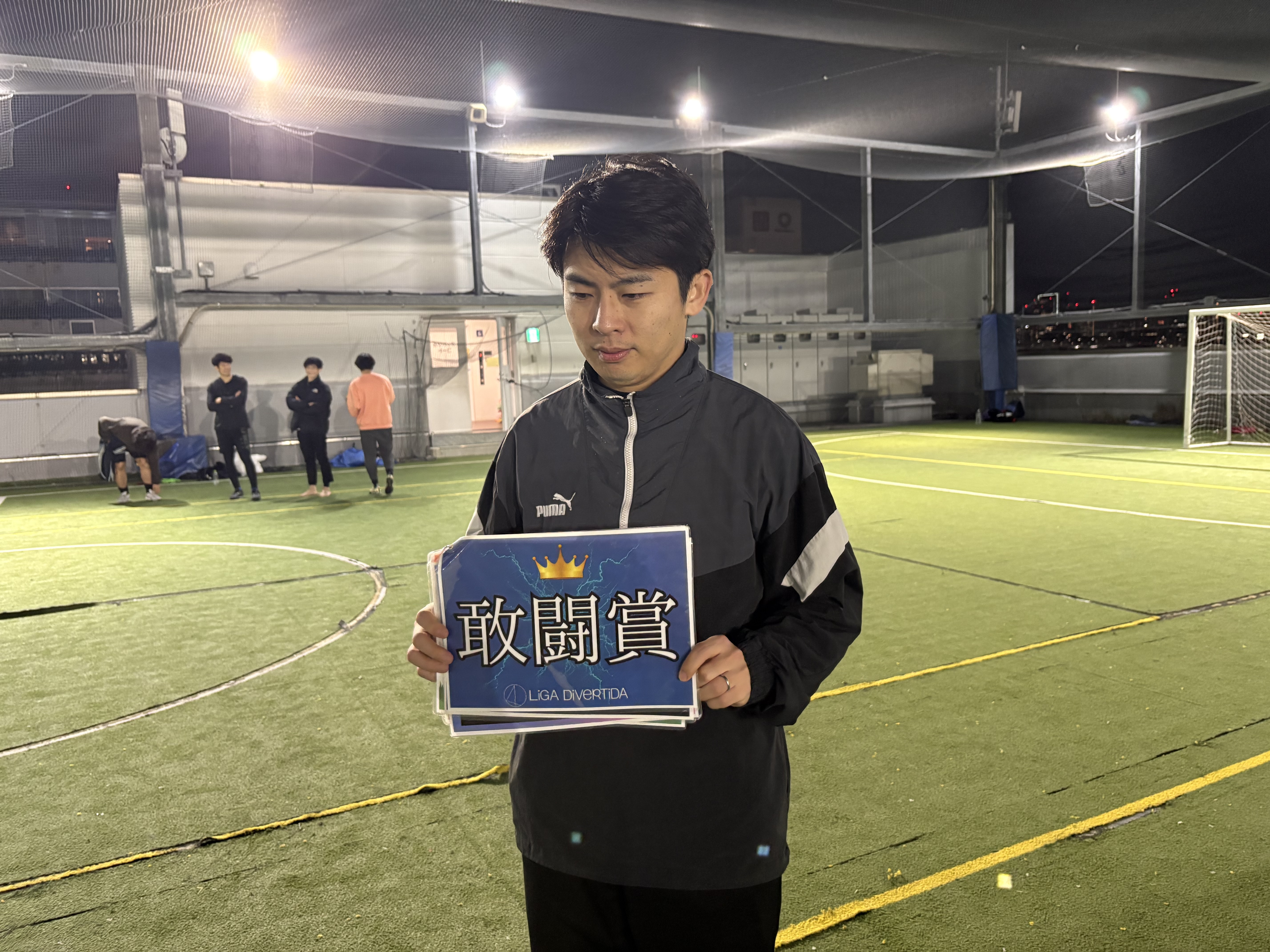 2025年11月12日 有明 BUDDYスポーツアリーナ 屋上人工芝コート フットサル 大会風景