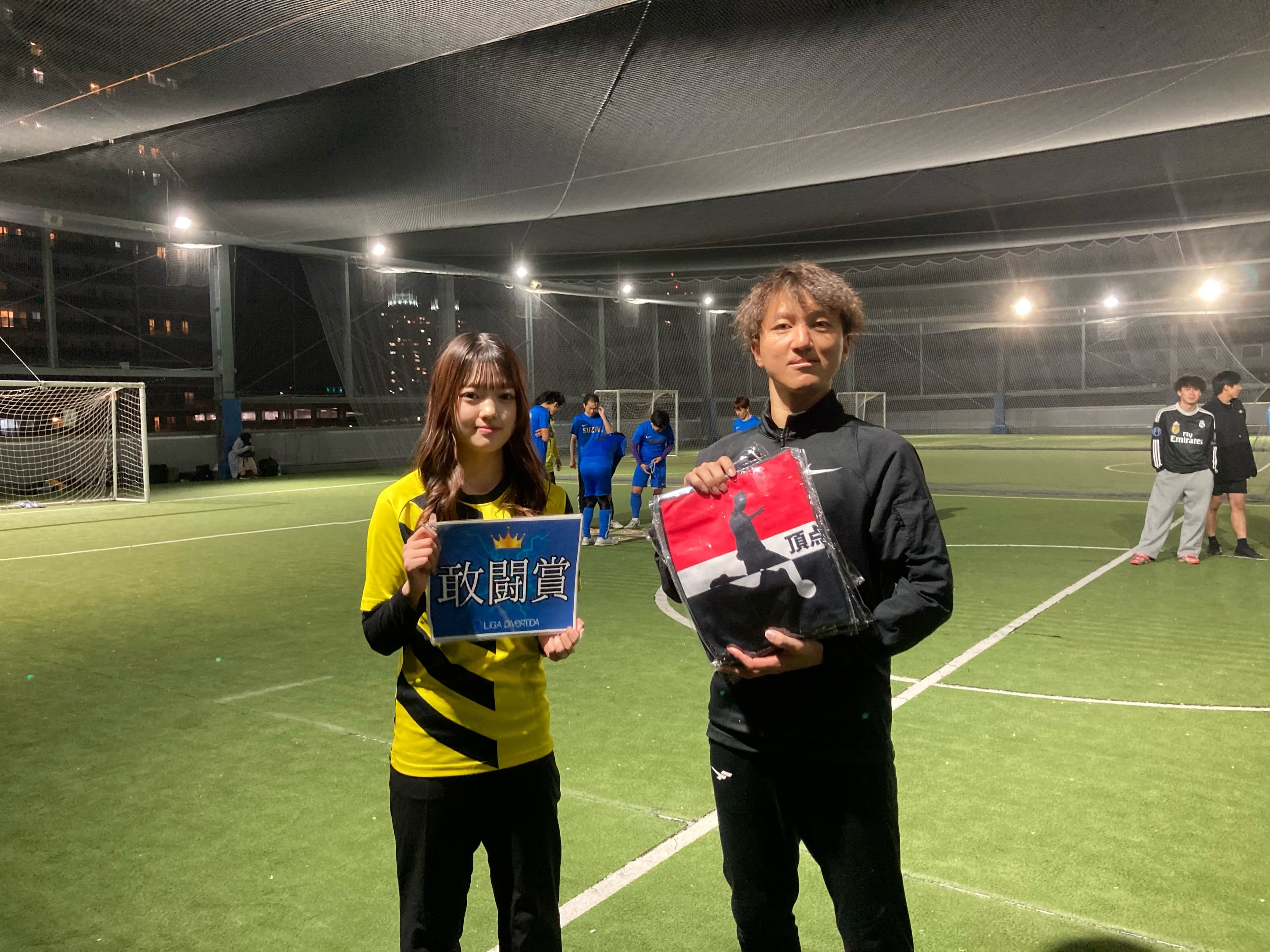 2025年11月29日 有明 BUDDYスポーツアリーナ 屋上人工芝コート フットサル 大会風景
