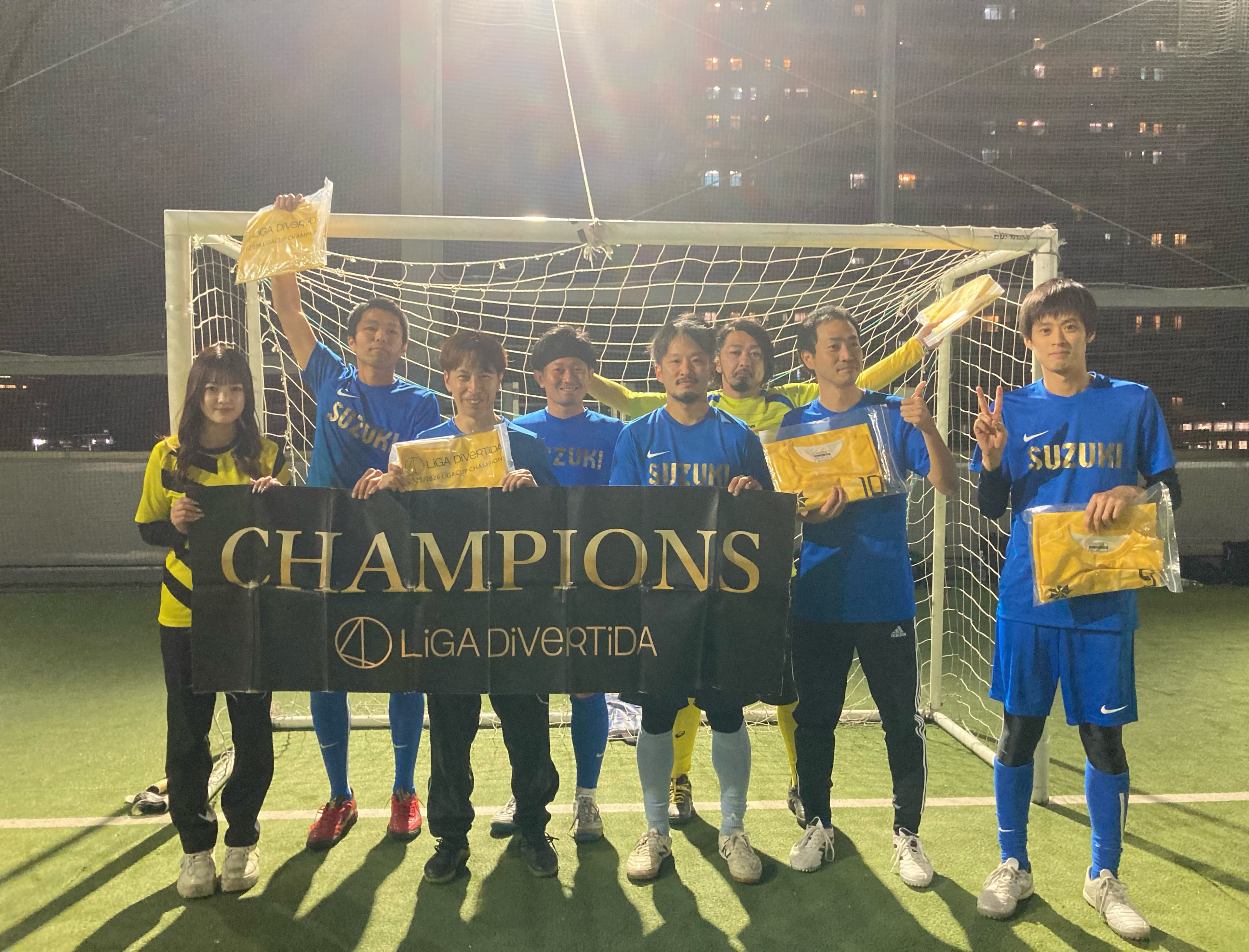 2025年11月29日 有明 BUDDYスポーツアリーナ 屋上人工芝コート フットサル 表彰