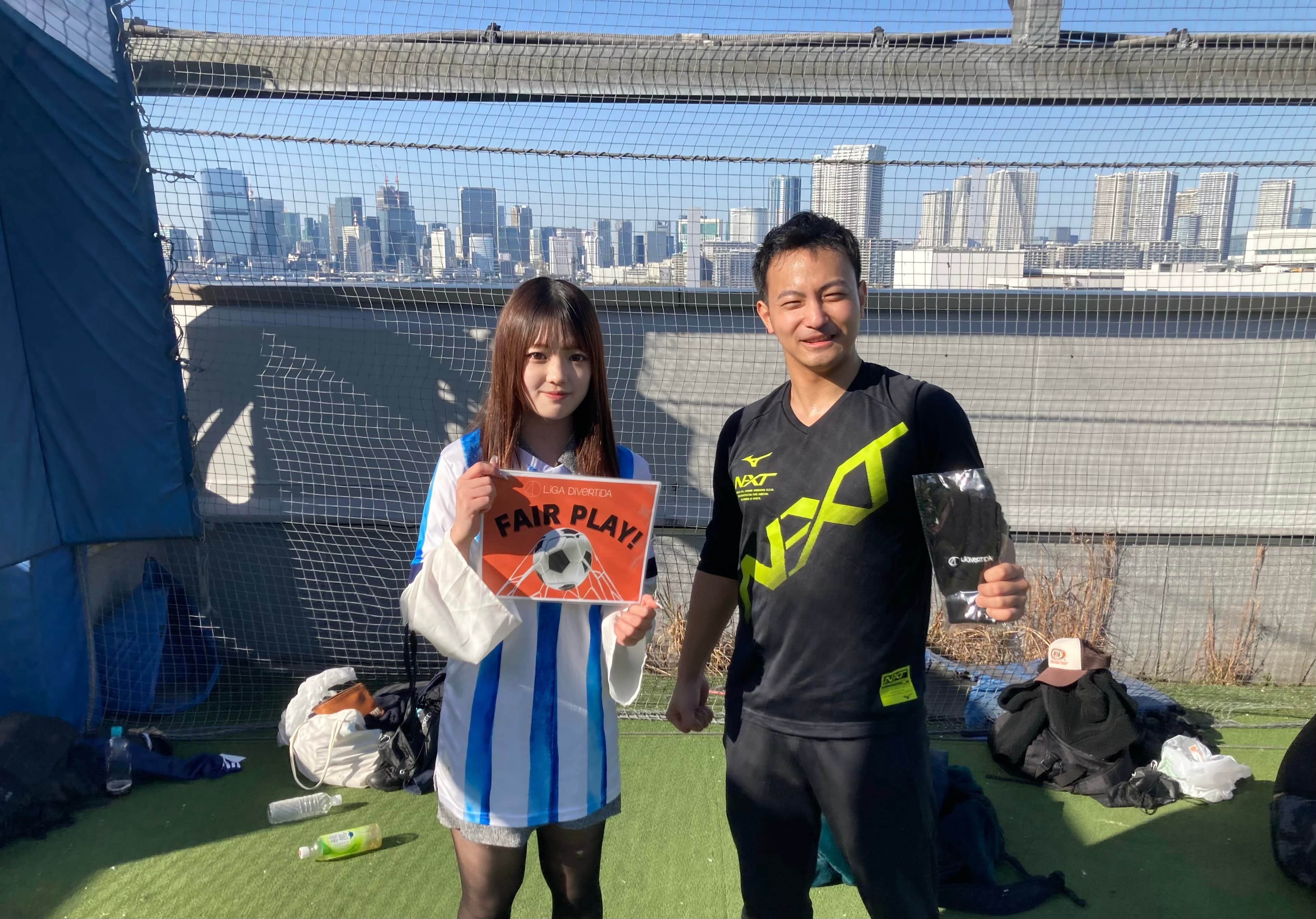 2025年11月30日 有明 BUDDYスポーツアリーナ 屋上人工芝コート フットサル 大会風景
