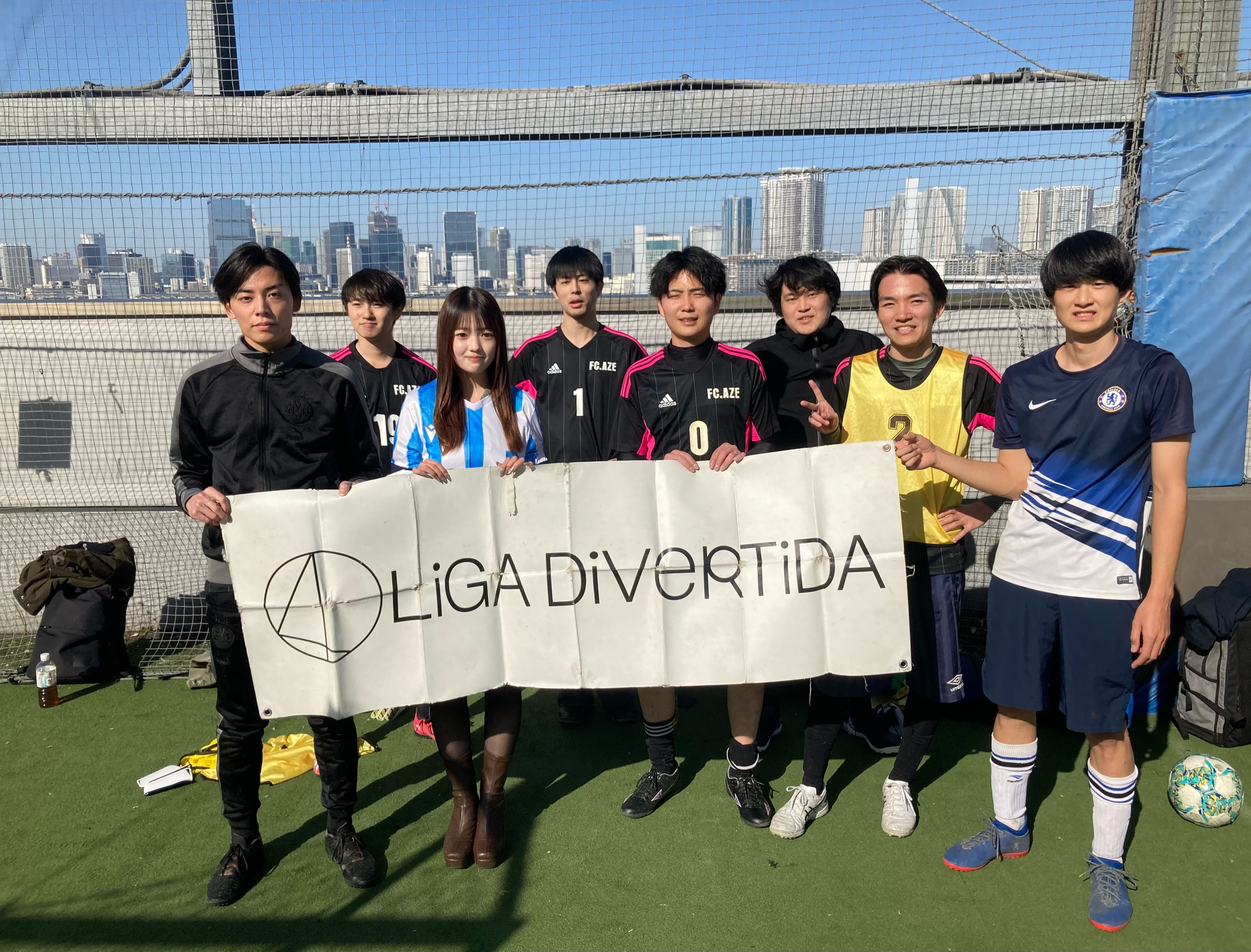 FC AZE - 2025年11月30日 有明 BUDDYスポーツアリーナ 屋上人工芝コート フットサル