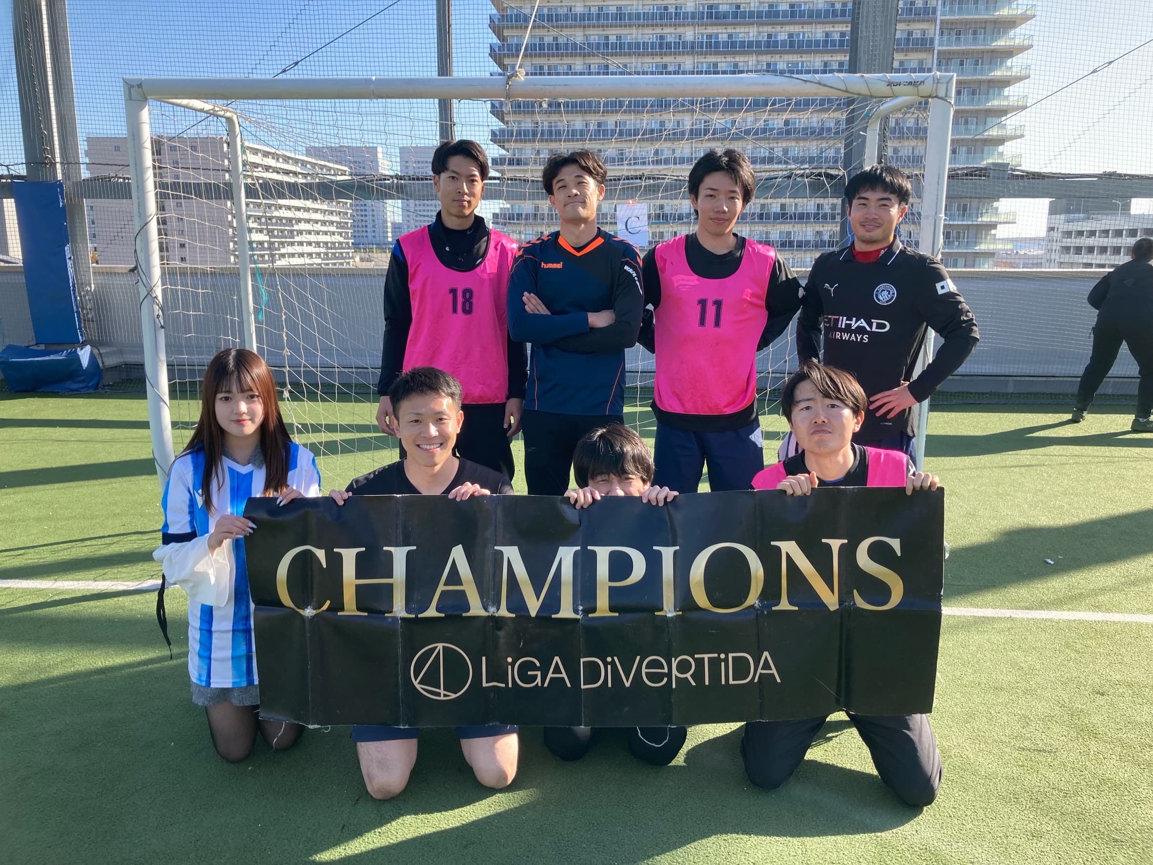2025年11月30日 有明 BUDDYスポーツアリーナ 屋上人工芝コート フットサル 表彰