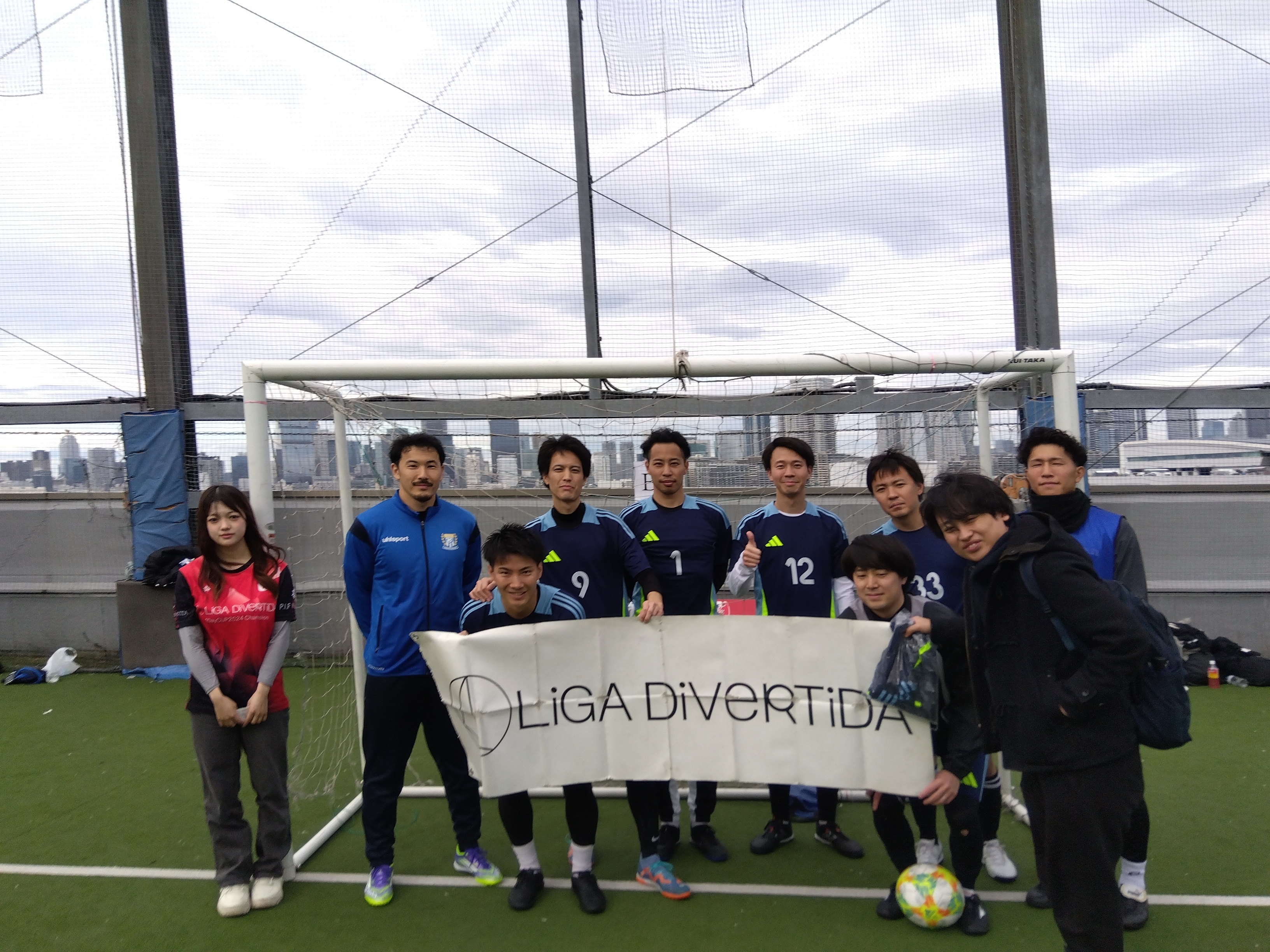 エスポルチ本牧 - 2025年12月21日 有明 BUDDYスポーツアリーナ 屋上人工芝コート