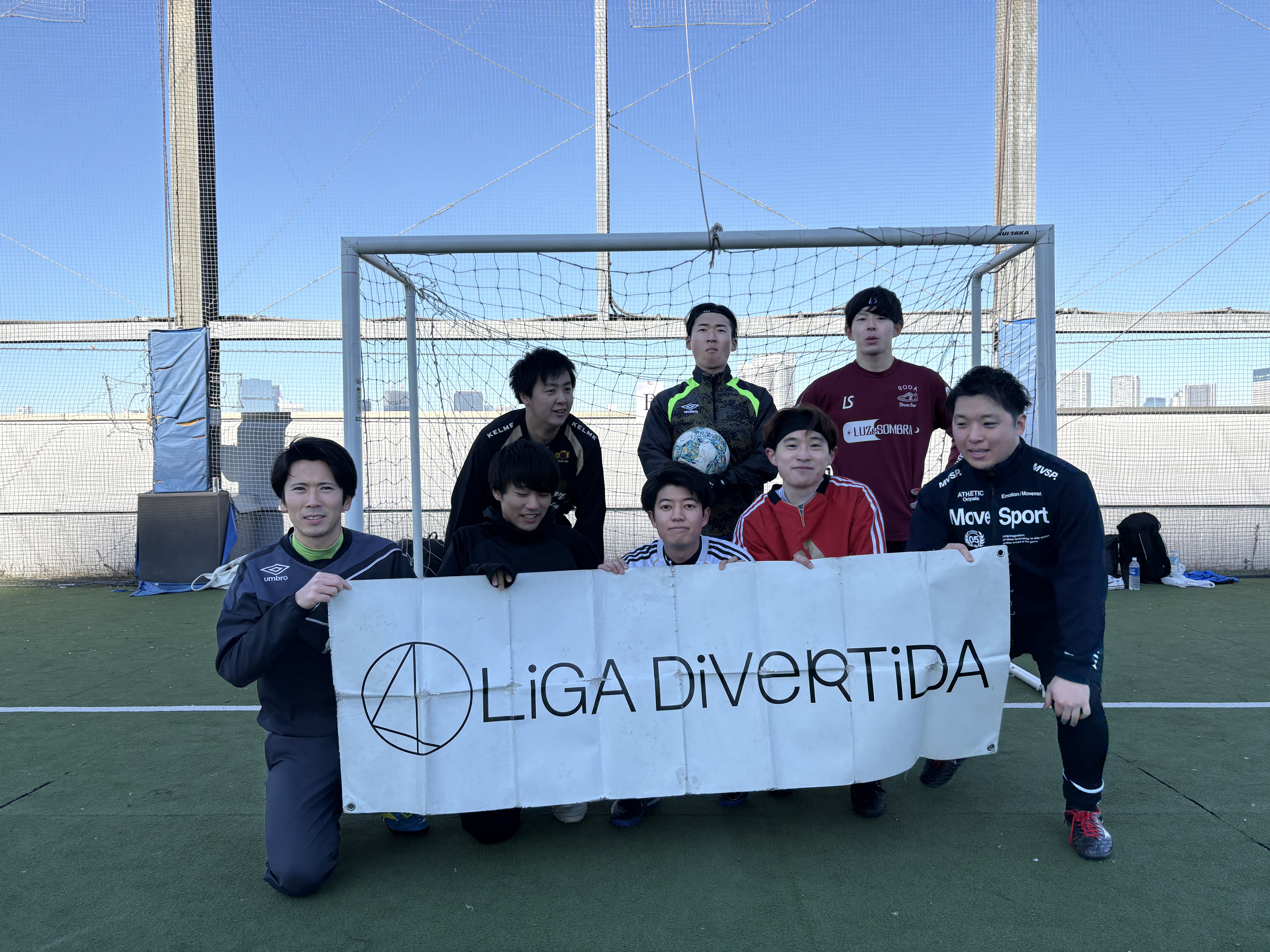 ざびーち - 2025年12月28日 有明 BUDDYスポーツアリーナ 屋上人工芝コート フットサル