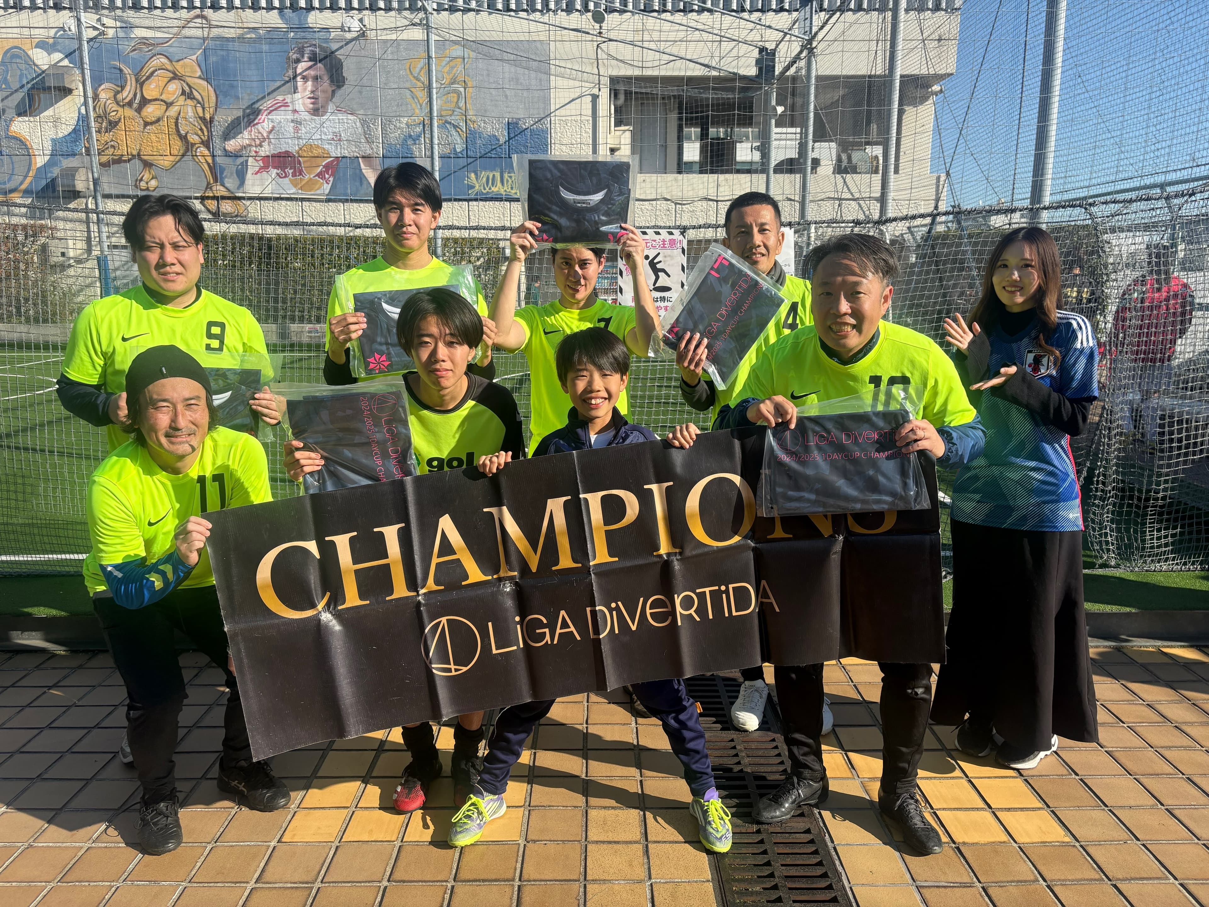 2025年12月29日 錦糸町 MIYAMOTO FUTSAL PARK マルイ フットサル 表彰