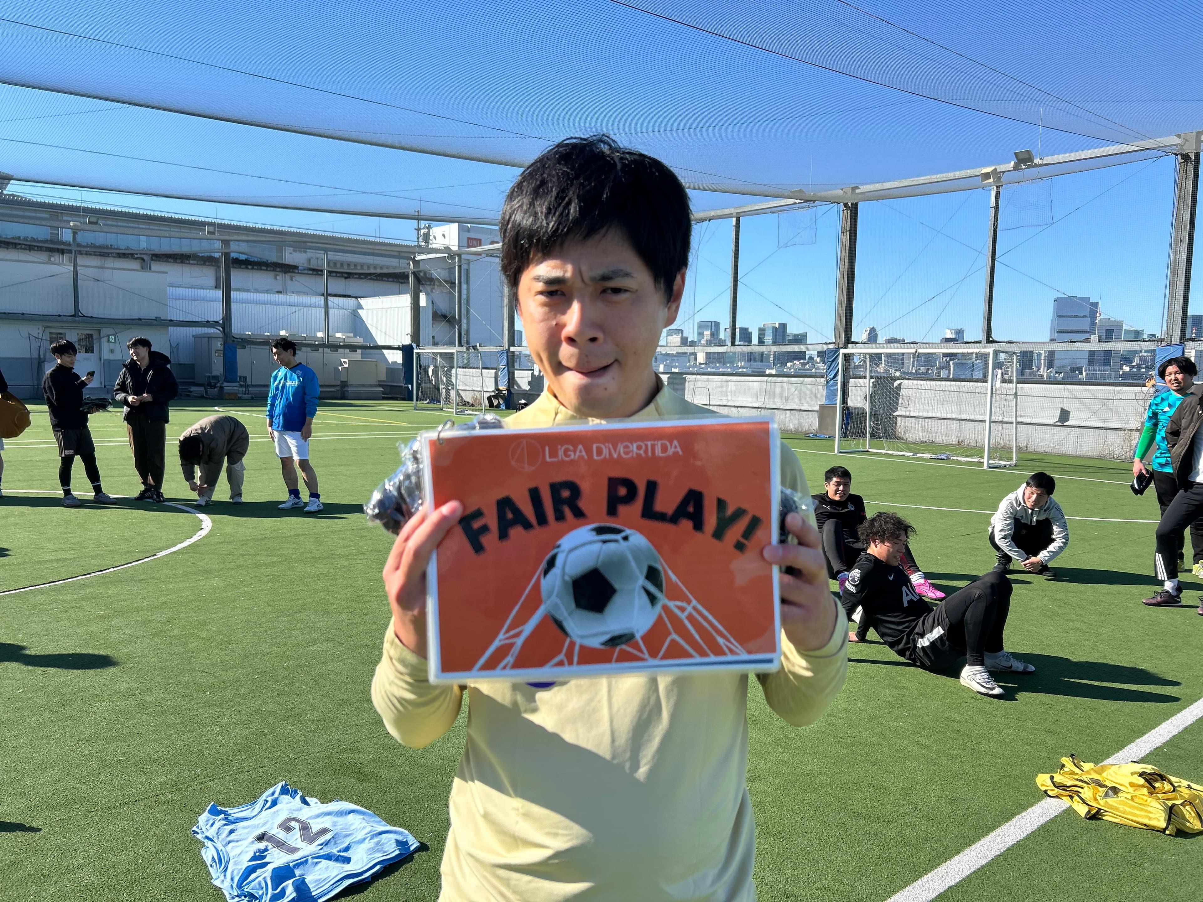 2026年1月4日 有明 BUDDYスポーツアリーナ 屋上人工芝コート フットサル 大会風景