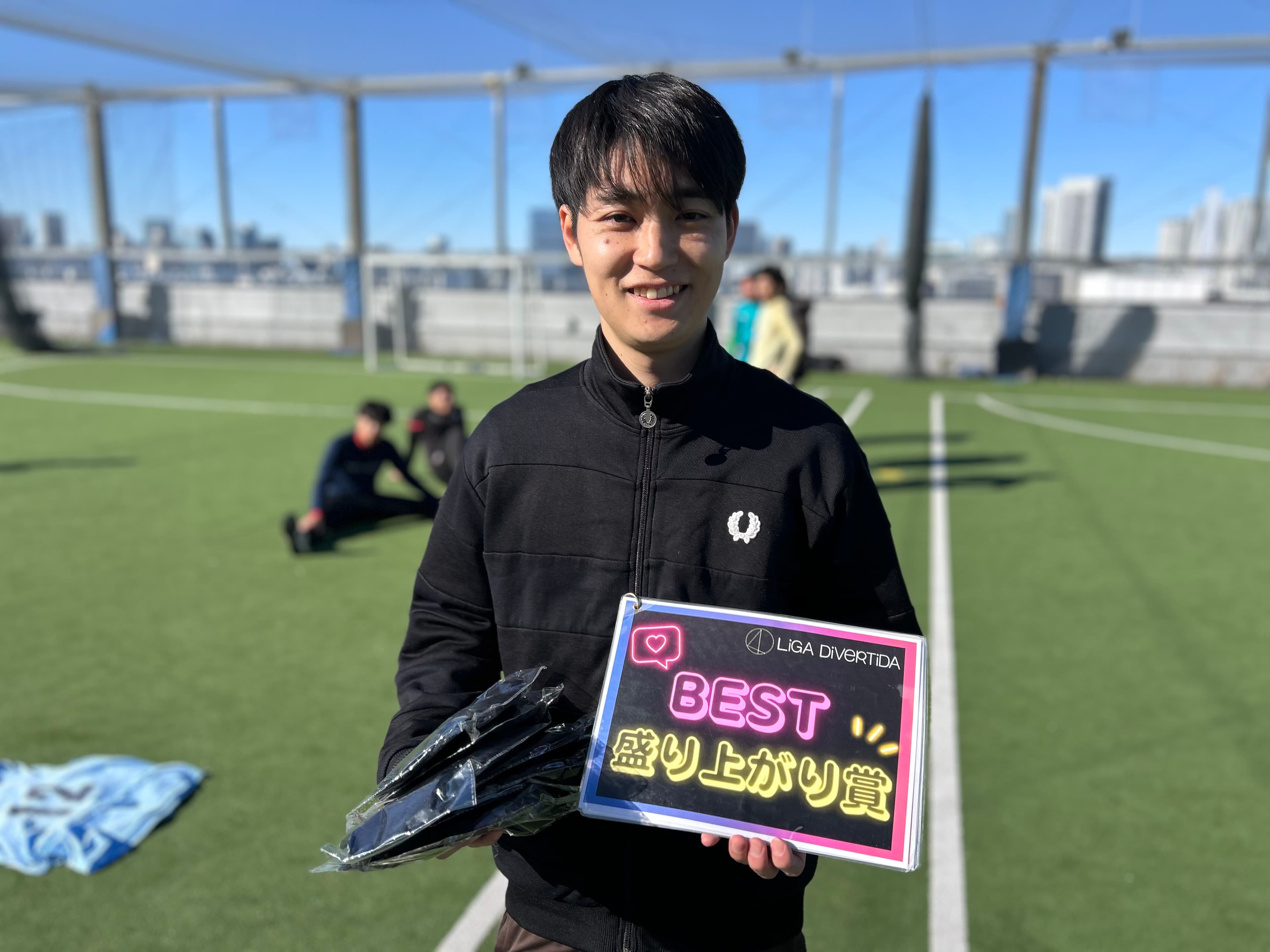 2026年1月4日 有明 BUDDYスポーツアリーナ 屋上人工芝コート フットサル 大会風景
