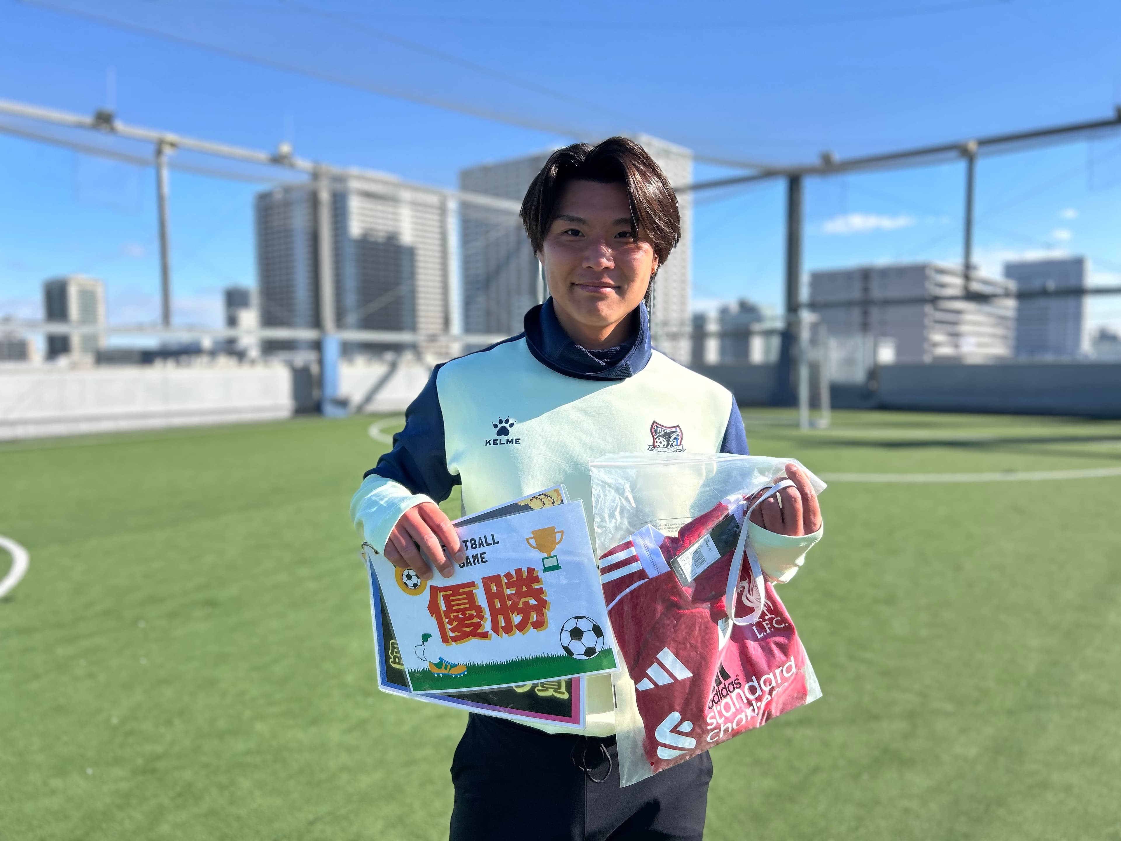 2026年1月4日 有明 BUDDYスポーツアリーナ 屋上人工芝コート フットサル 大会風景