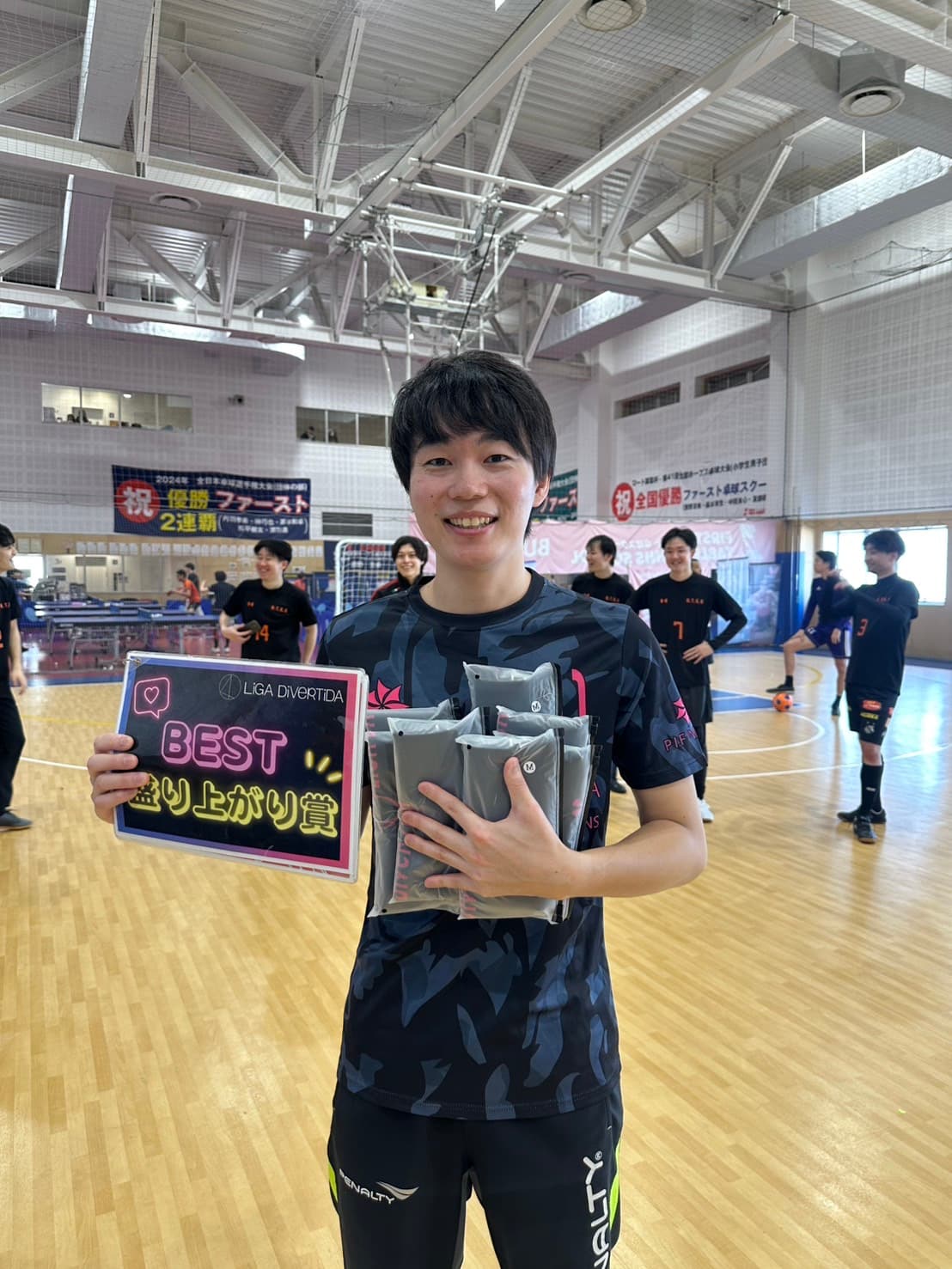 2026年1月12日 有明 BUDDYスポーツアリーナ3F フットサル 大会風景