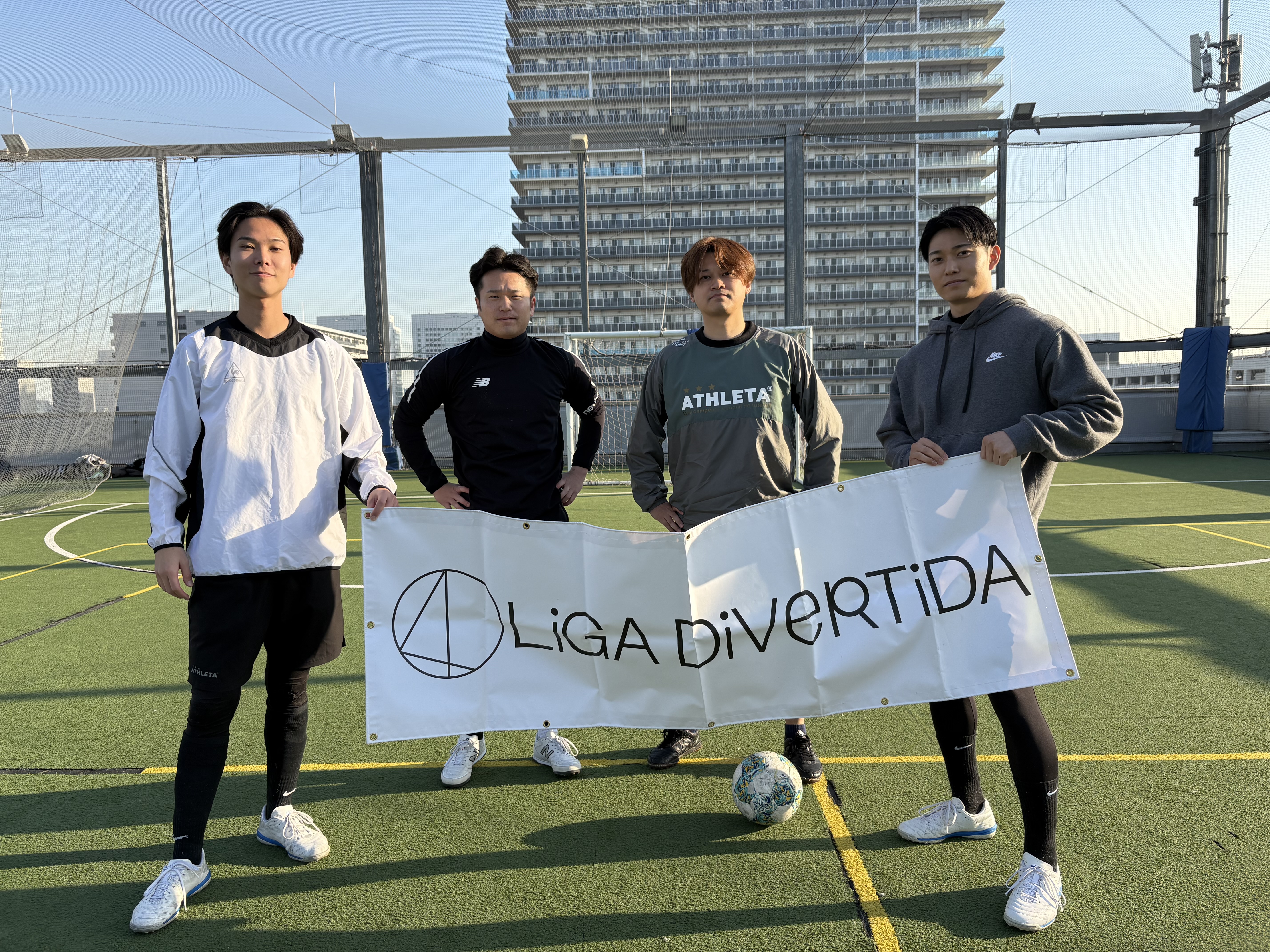 有明ユナイテッド東京 - 2026年1月17日 有明 BUDDYスポーツアリーナ 屋上人工芝コート フットサル