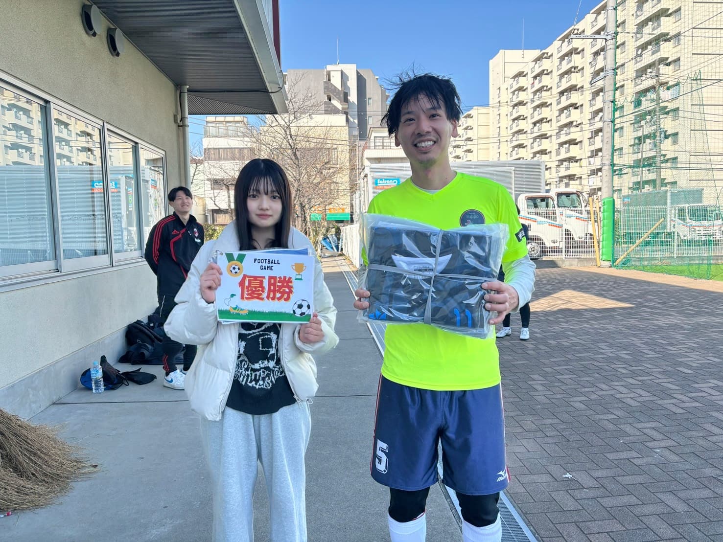 2026年1月18日 豊洲 枝川グラウンド ソサイチ(7人制) 大会風景