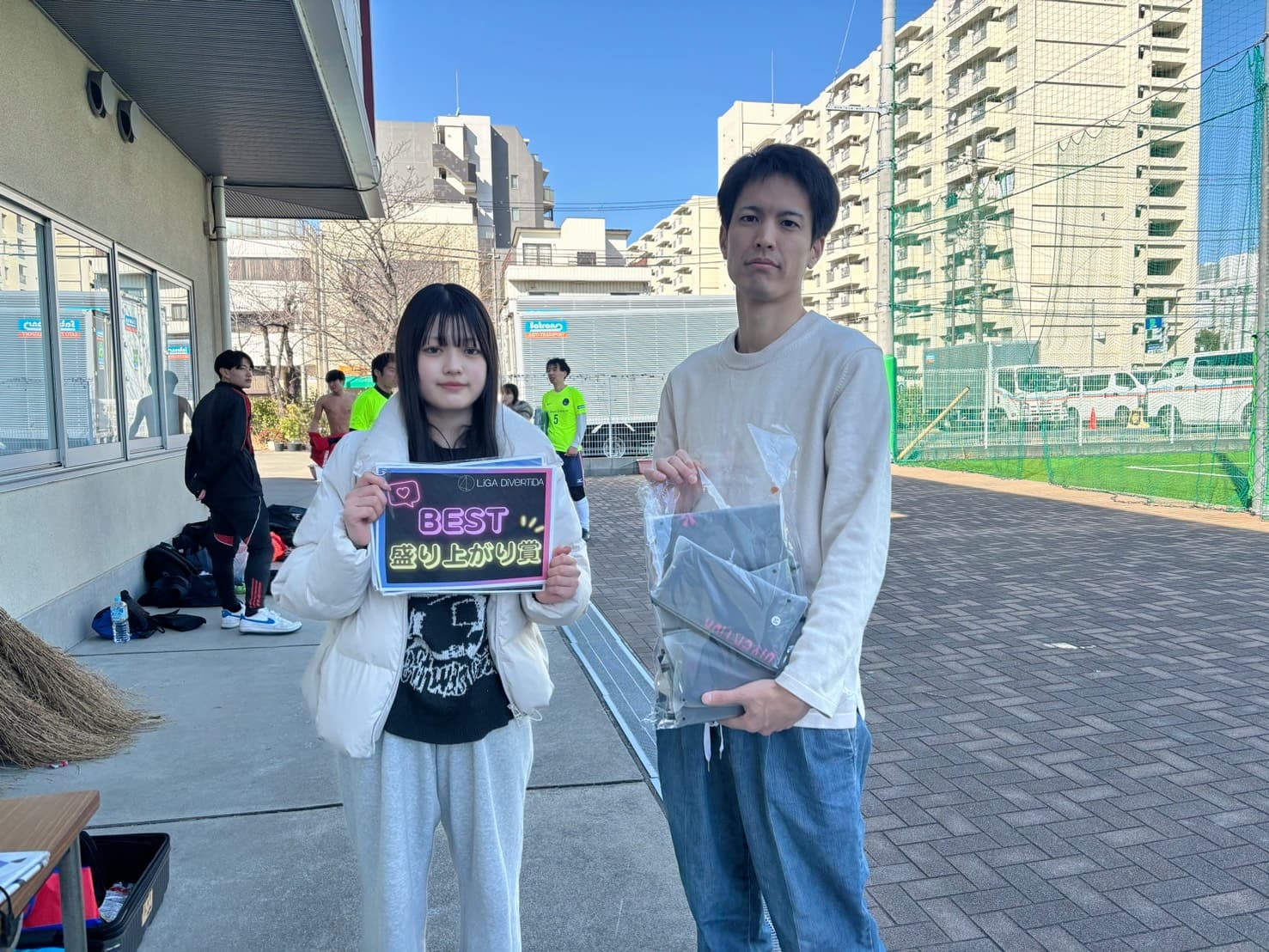 2026年1月18日 豊洲 枝川グラウンド ソサイチ(7人制) 大会風景