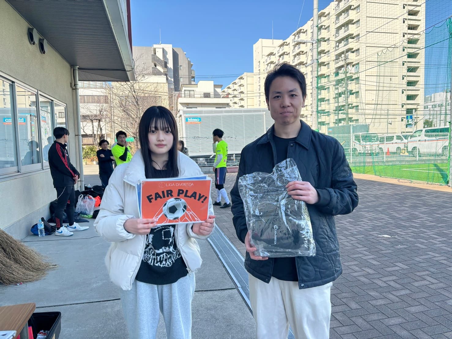 2026年1月18日 豊洲 枝川グラウンド ソサイチ(7人制) 大会風景