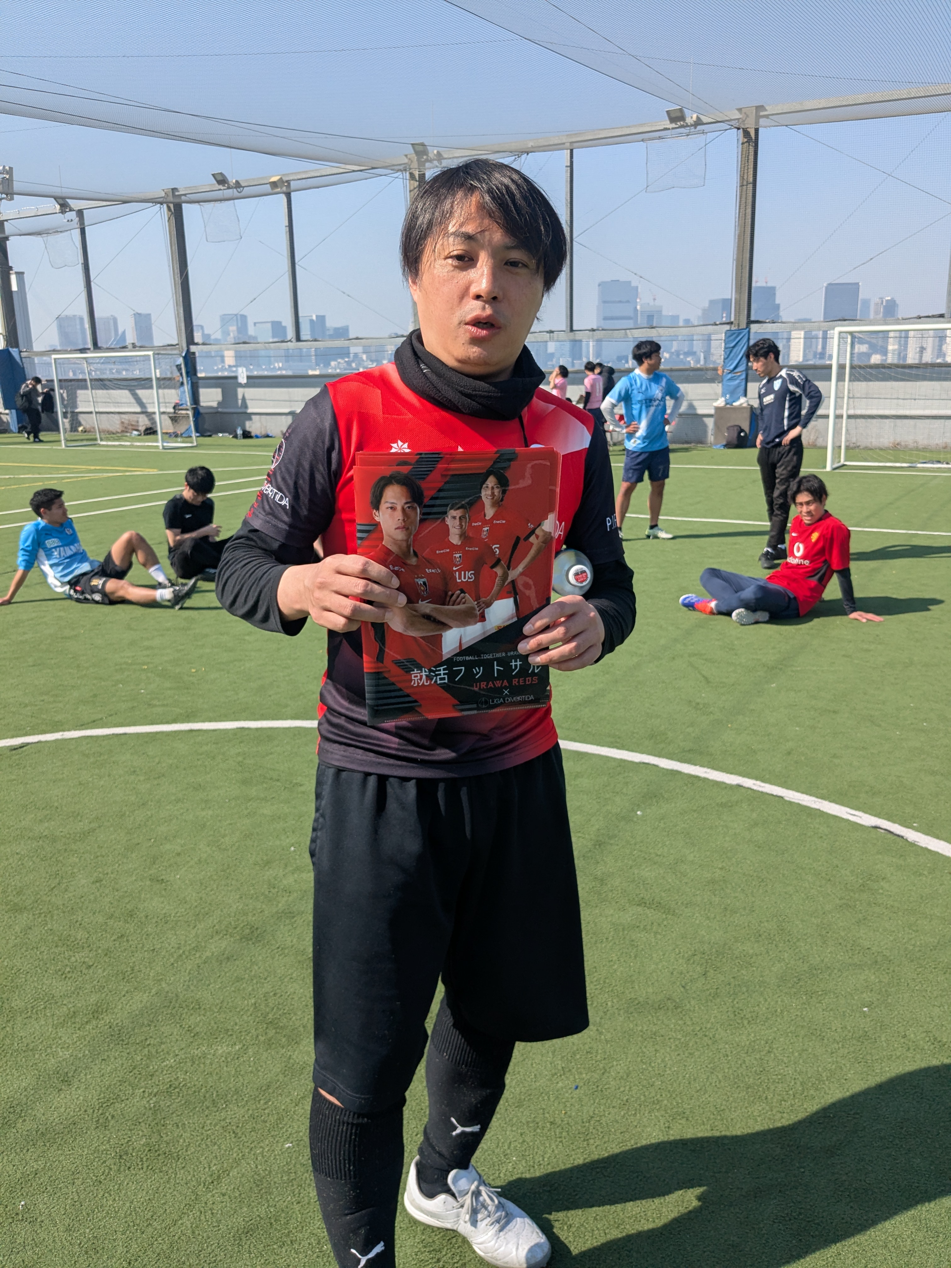 2026年2月15日 有明 BUDDYスポーツアリーナ 屋上人工芝コート フットサル 大会風景