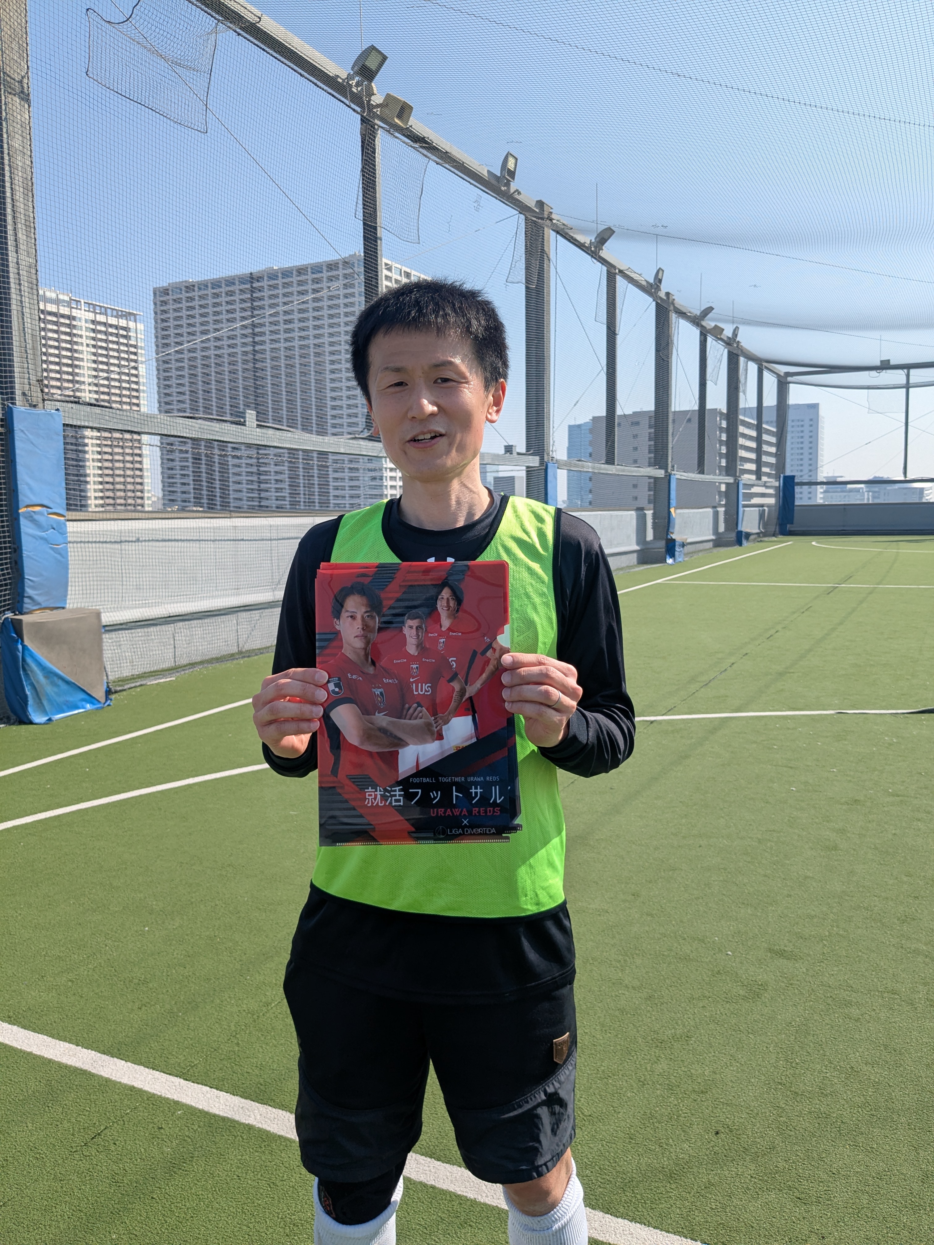 2026年2月15日 有明 BUDDYスポーツアリーナ 屋上人工芝コート フットサル 大会風景