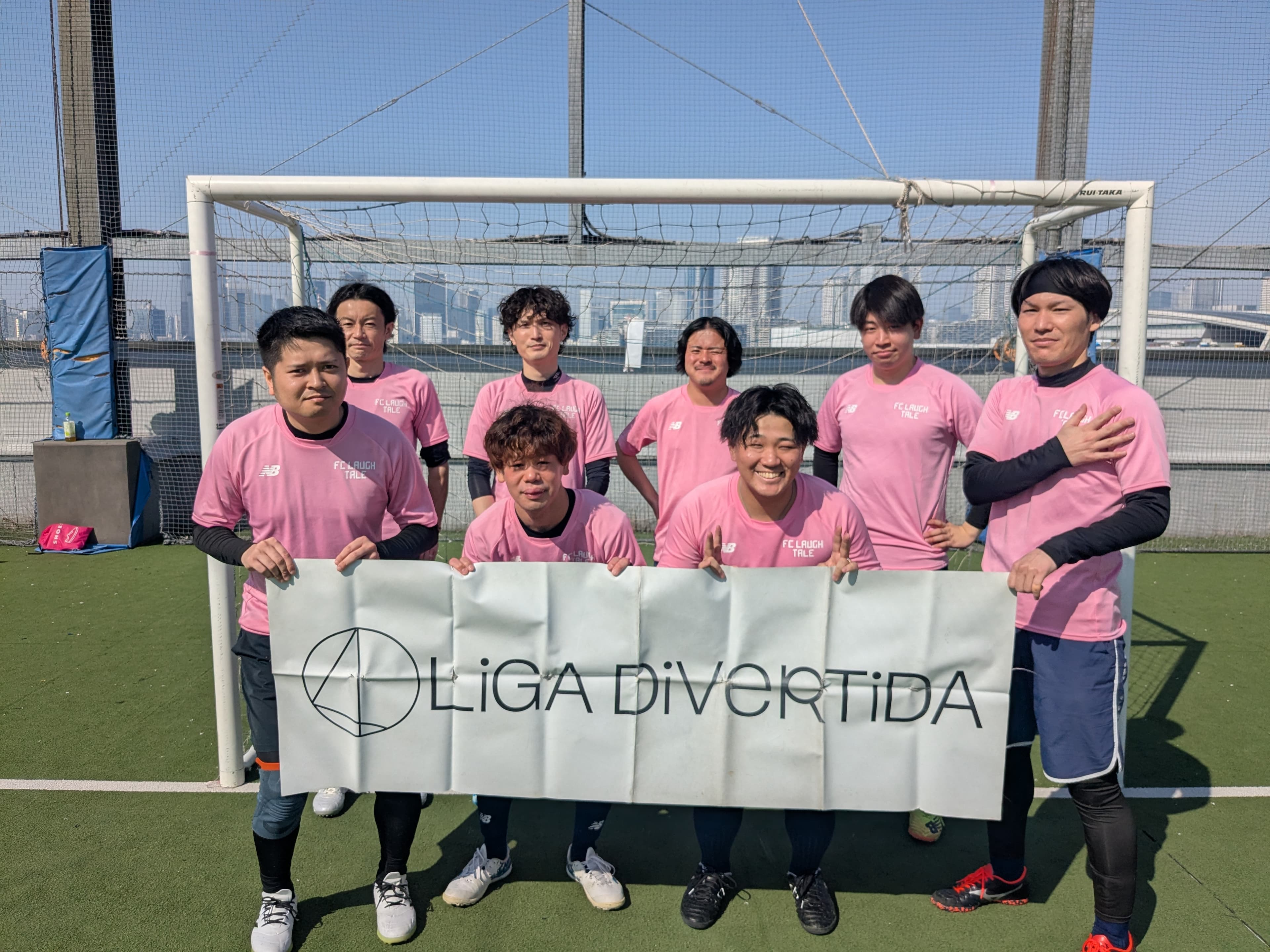 FC LAUGH TALE - 2026年2月15日 有明 BUDDYスポーツアリーナ 屋上人工芝コート