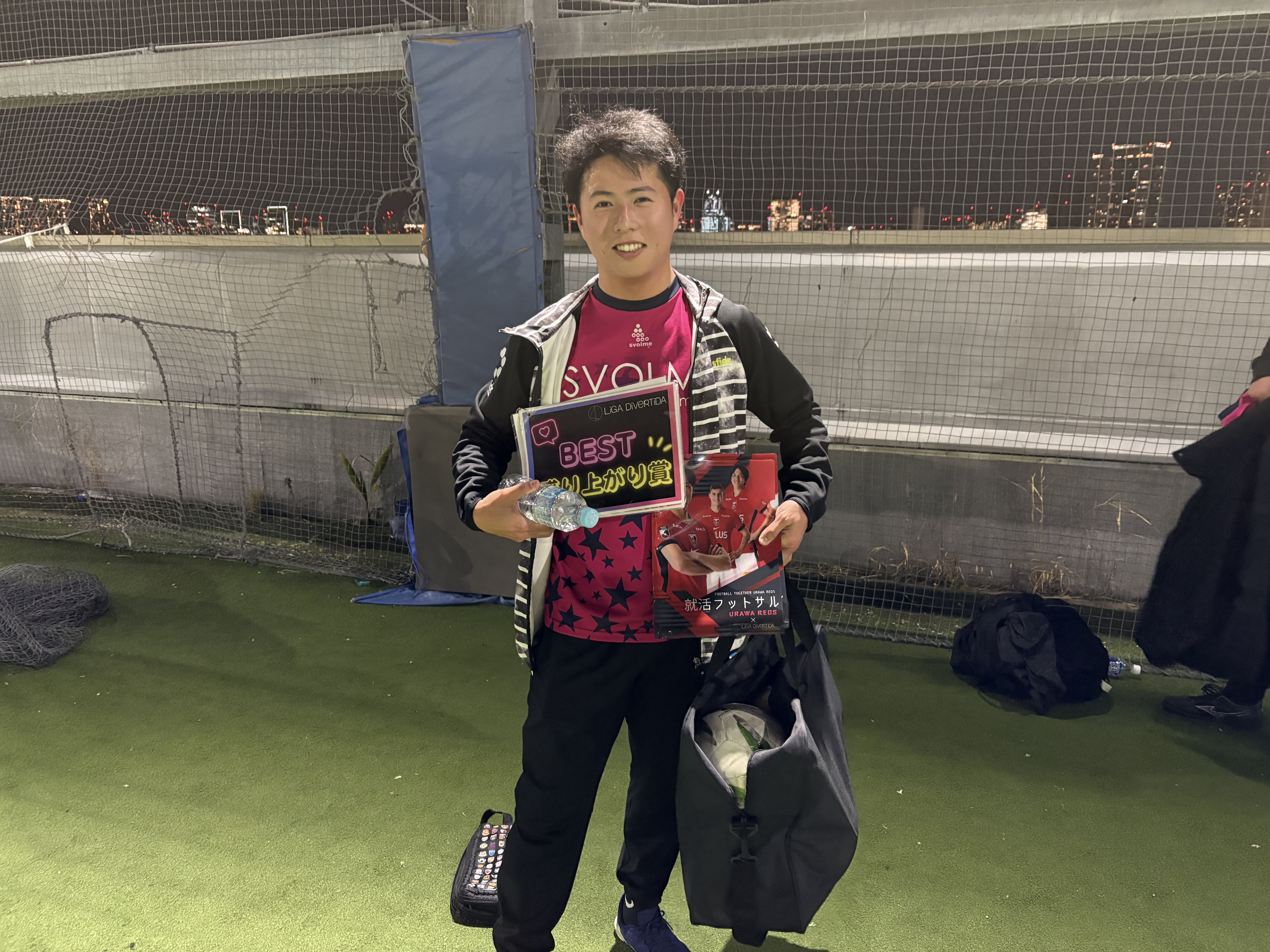 2026年2月18日 有明 BUDDYスポーツアリーナ 屋上人工芝コート フットサル 大会風景