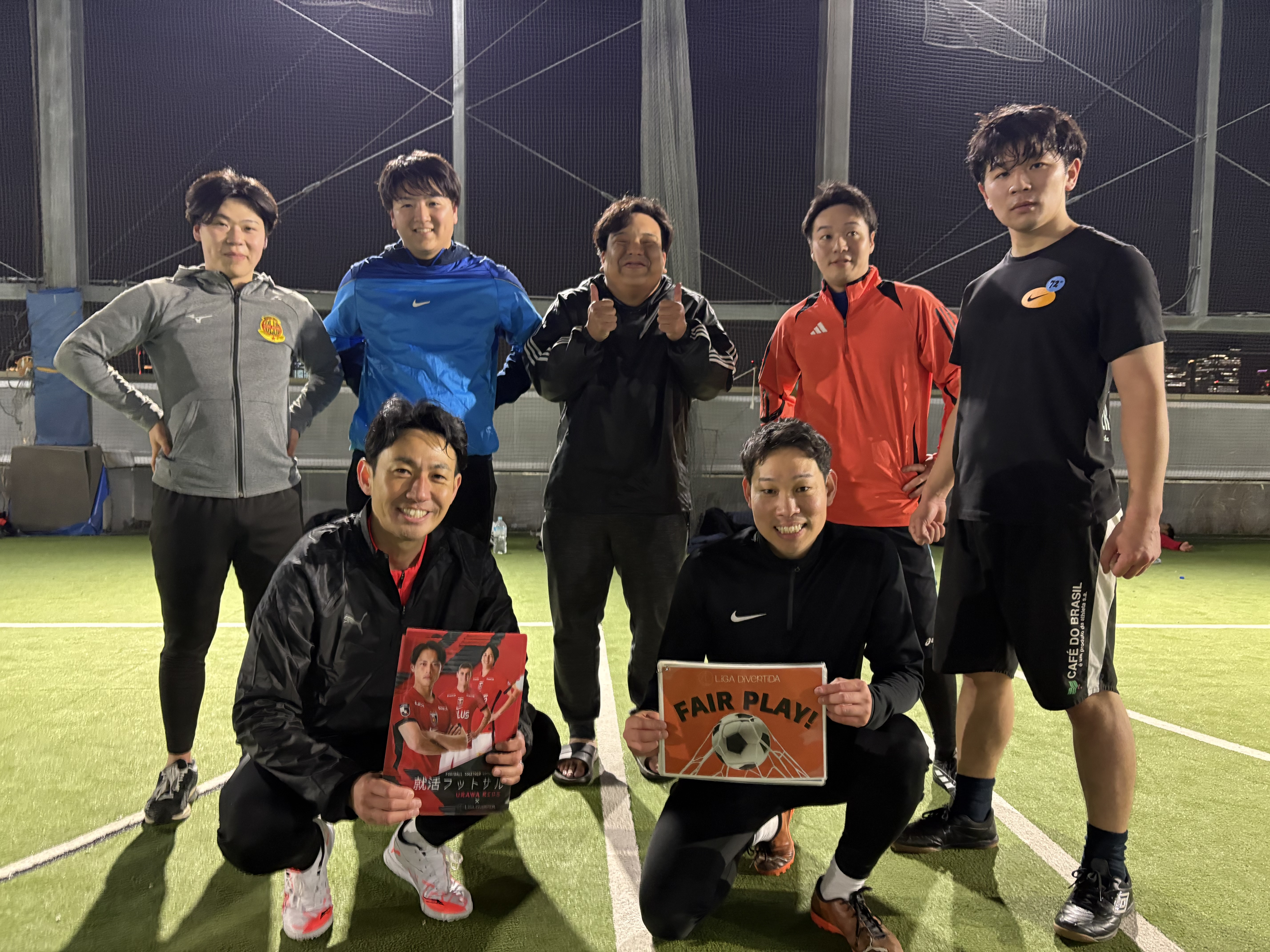 2026年2月20日 有明 BUDDYスポーツアリーナ 屋上人工芝コート フットサル 大会風景