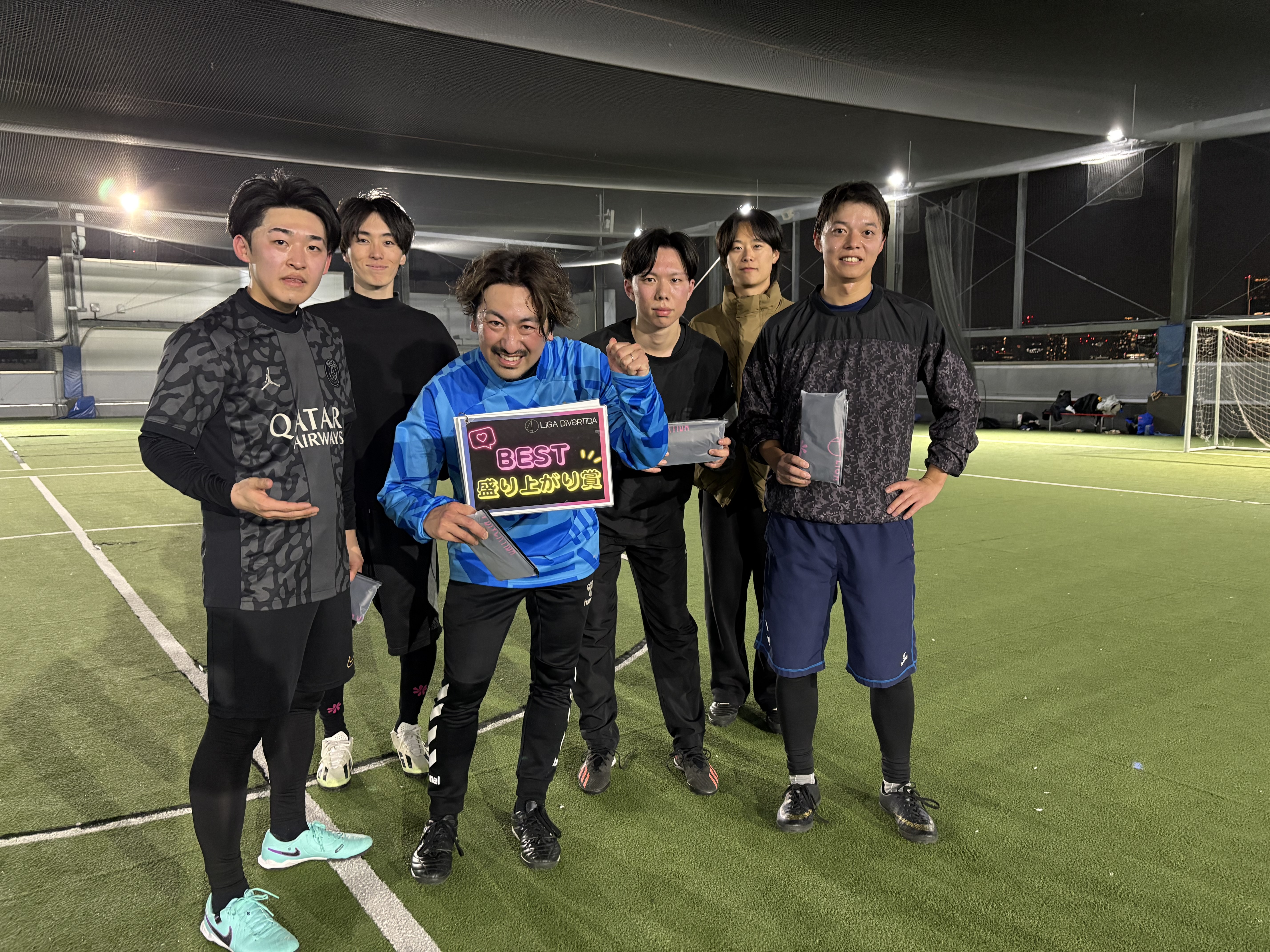 2026年2月20日 有明 BUDDYスポーツアリーナ 屋上人工芝コート フットサル 大会風景