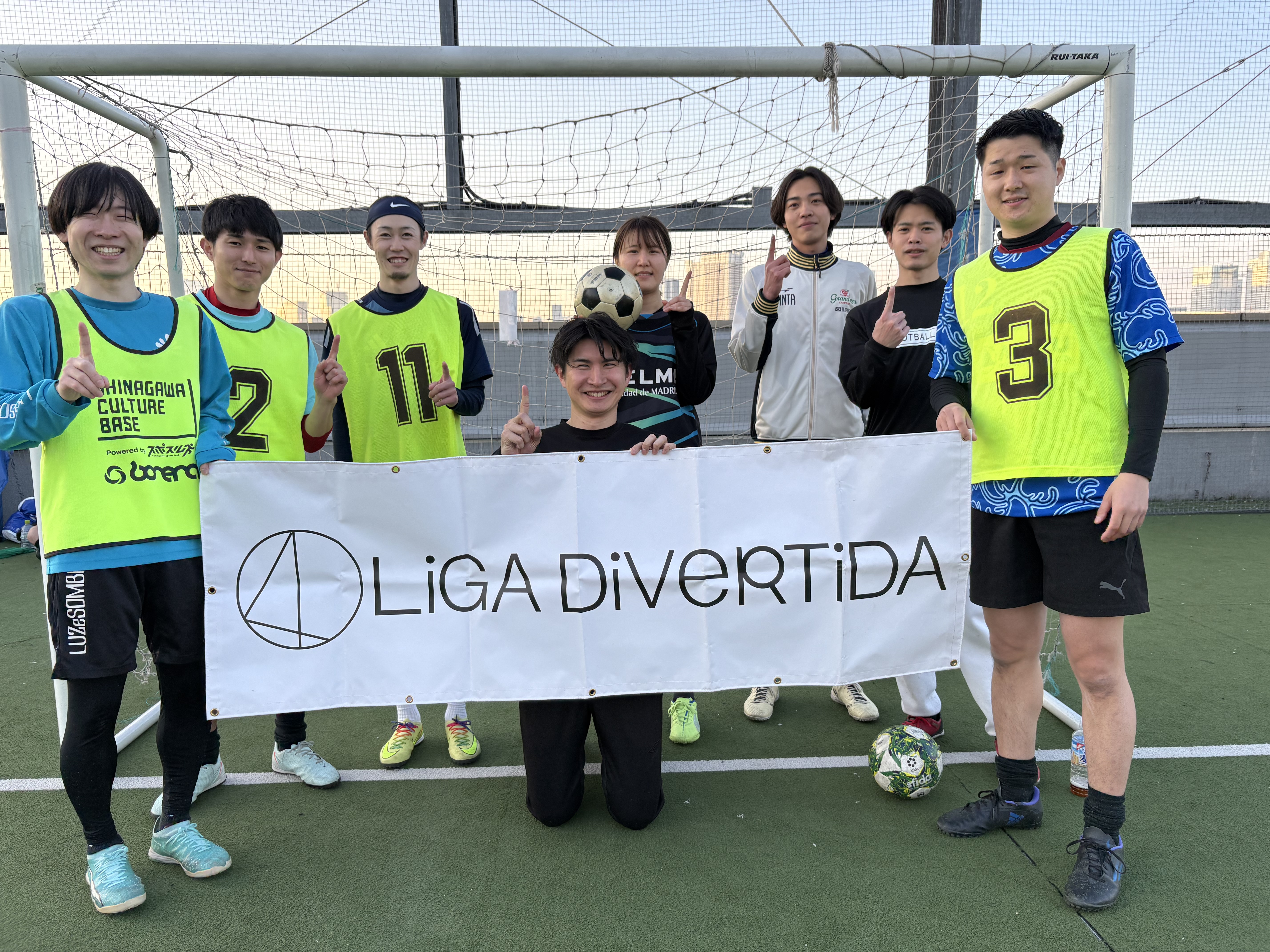 ハードワーカーズ - 2026年2月21日 有明 BUDDYスポーツアリーナ 屋上人工芝コート フットサル