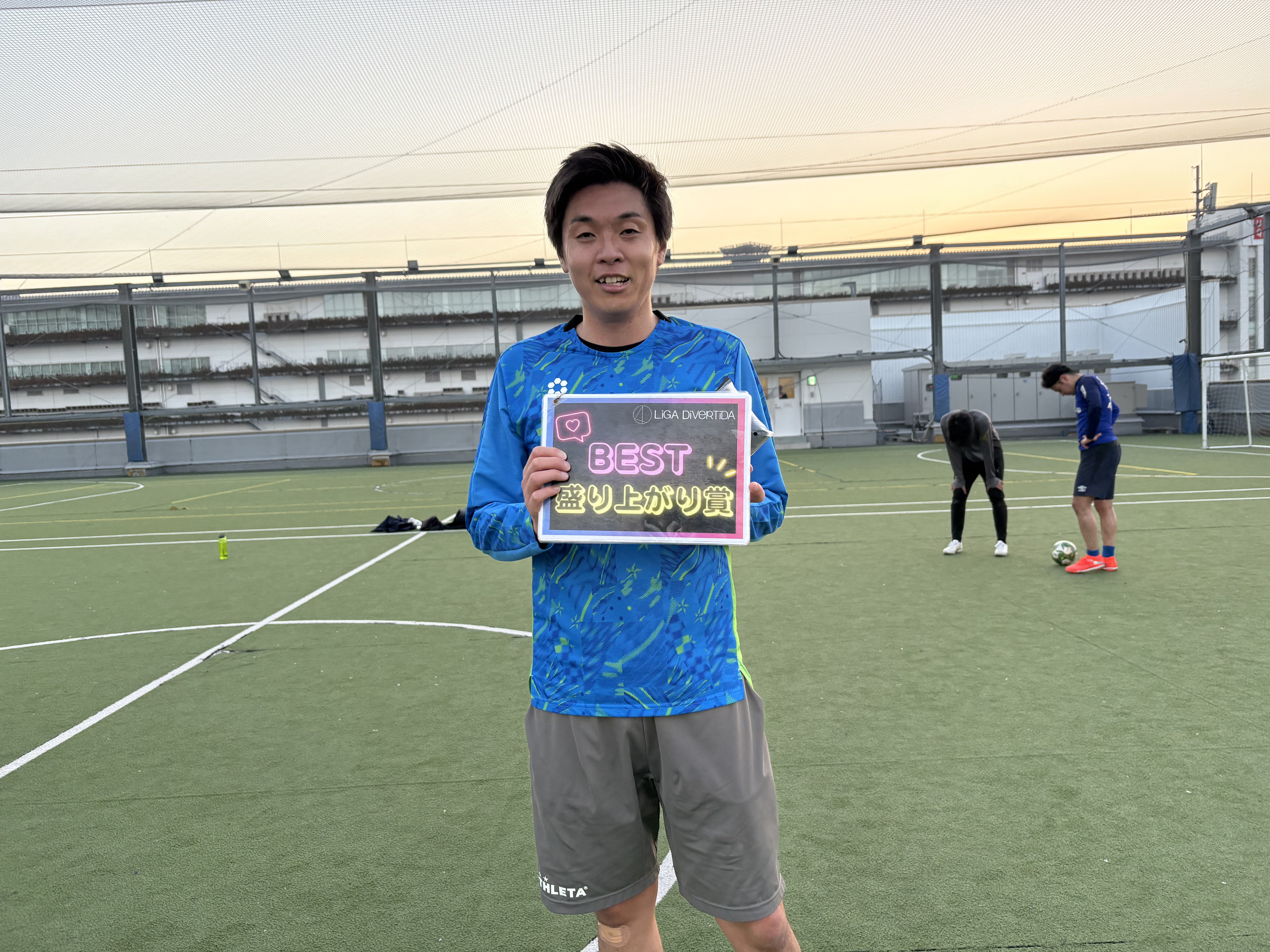 2026年2月21日 有明 BUDDYスポーツアリーナ 屋上人工芝コート フットサル 大会風景