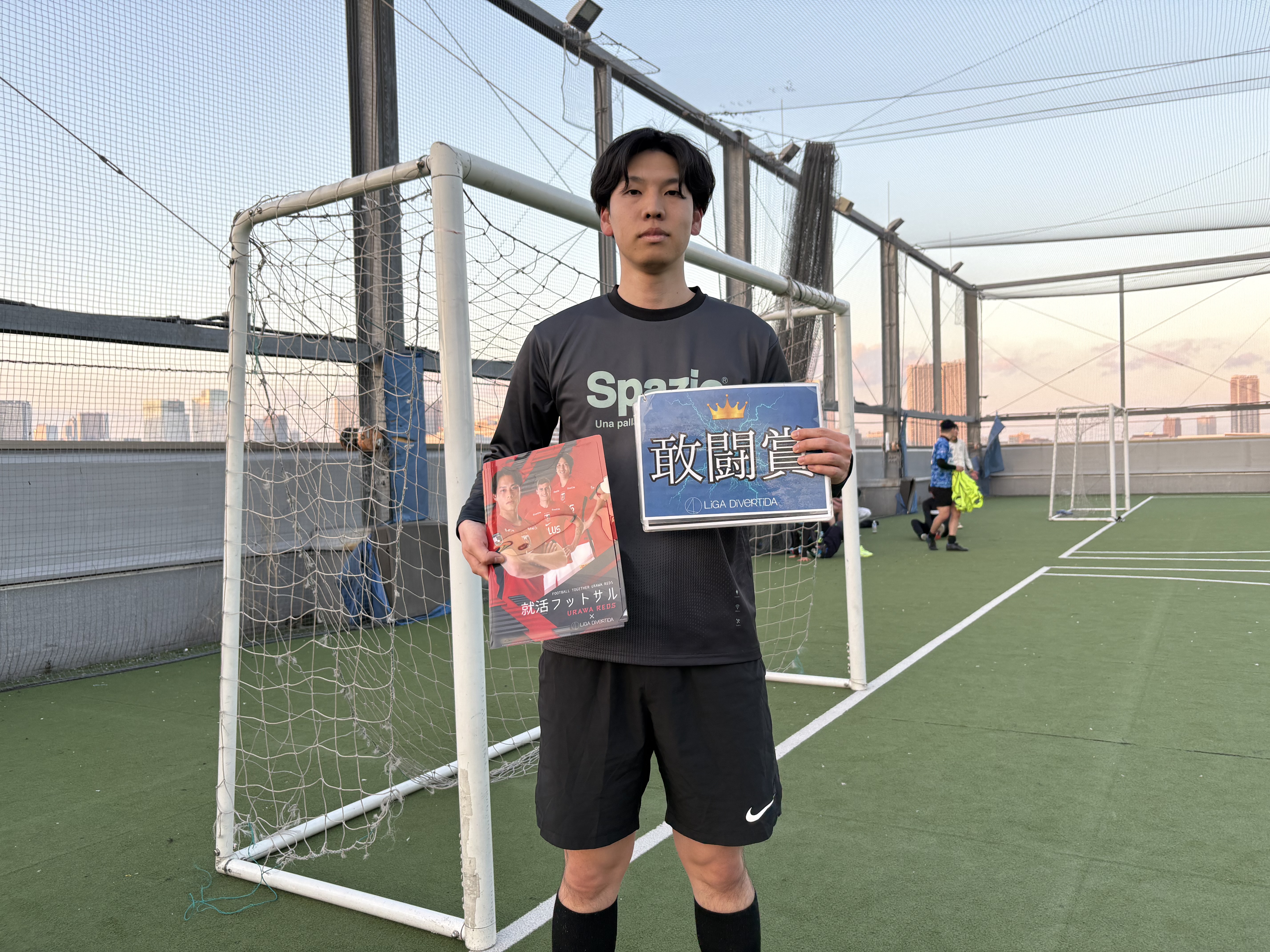 2026年2月21日 有明 BUDDYスポーツアリーナ 屋上人工芝コート フットサル 大会風景