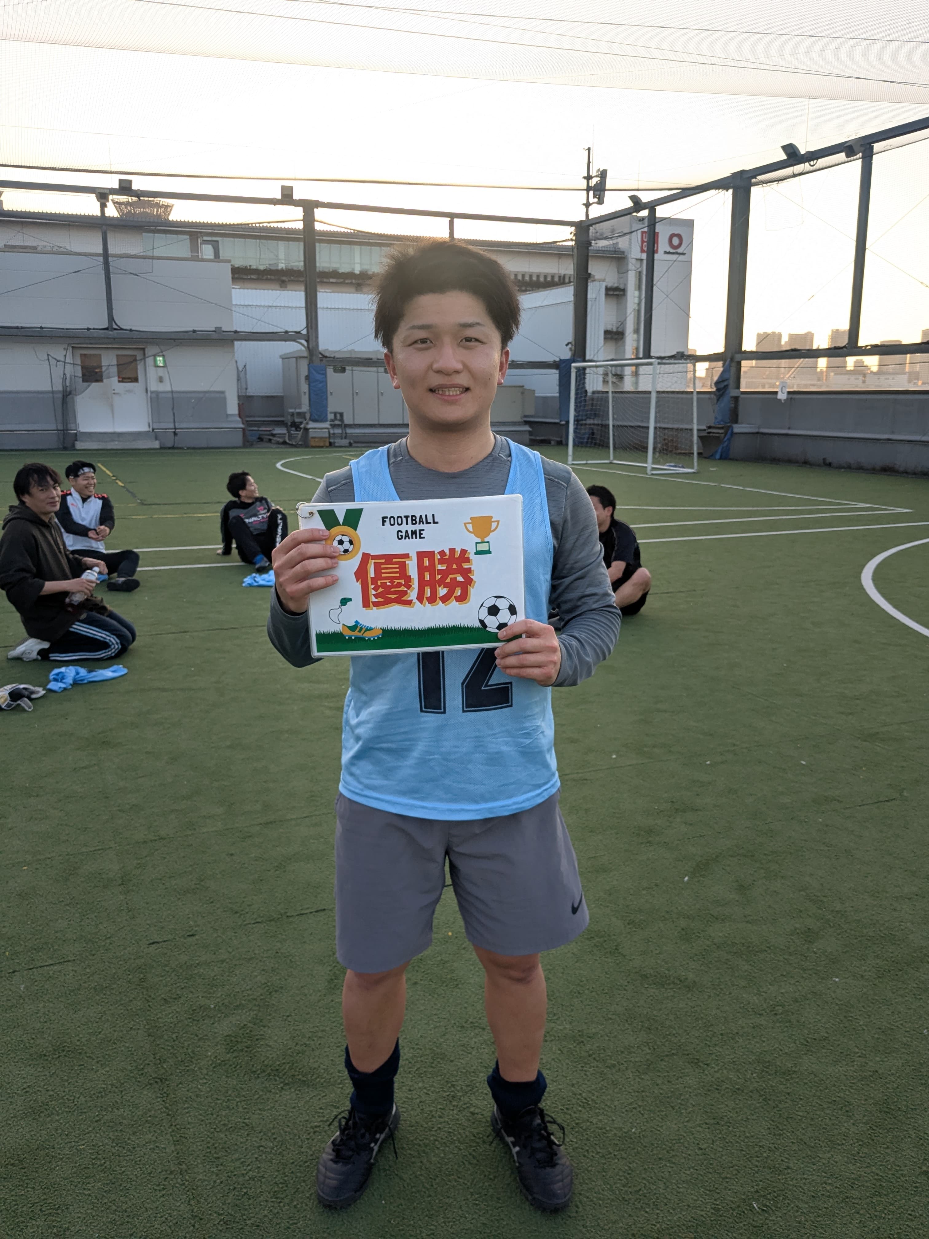 2026年2月22日 有明 BUDDYスポーツアリーナ 屋上人工芝コート フットサル 大会風景